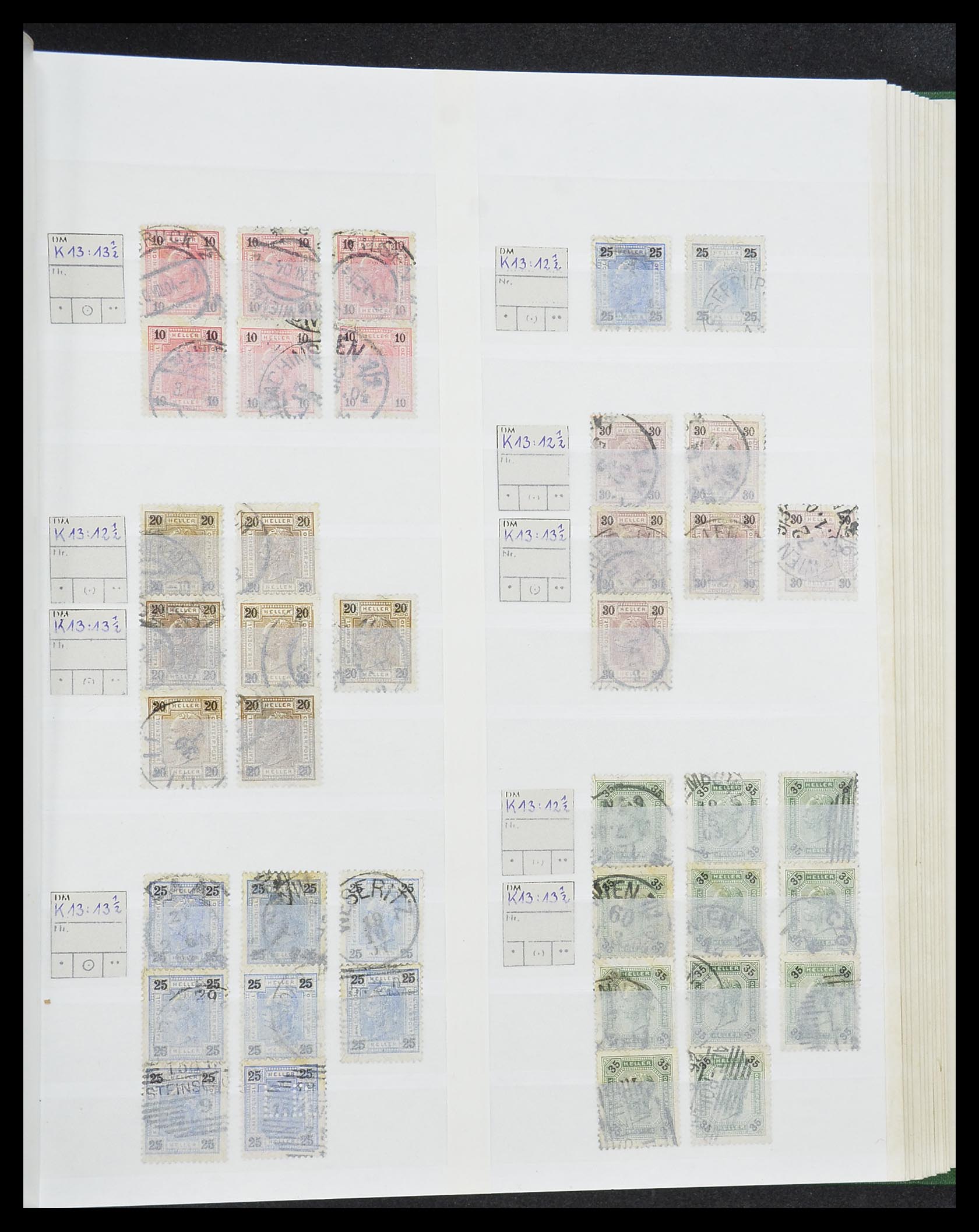 33800 029 - Postzegelverzameling 33800 Oostenrijk 1850-1914.