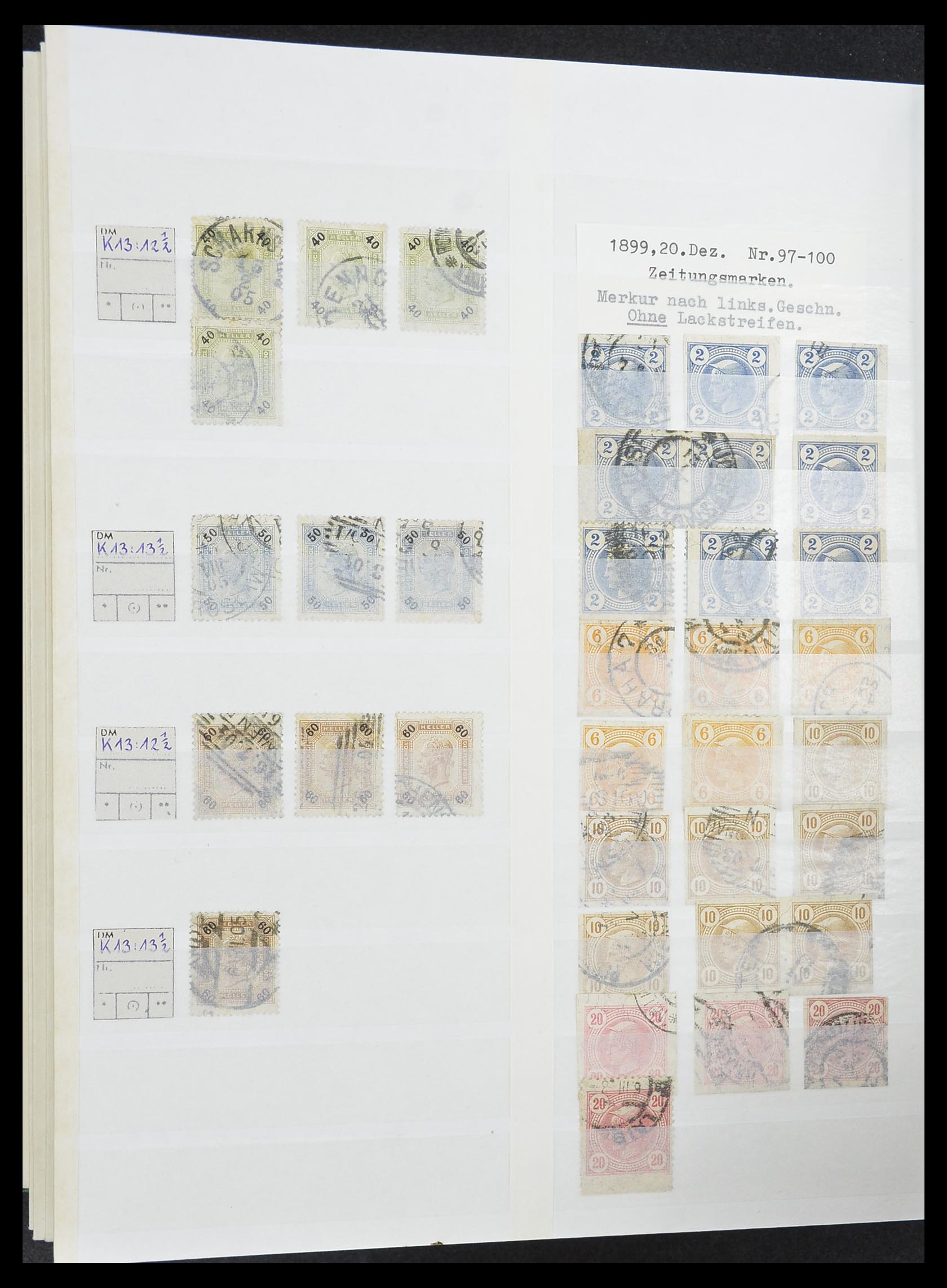 33800 030 - Postzegelverzameling 33800 Oostenrijk 1850-1914.