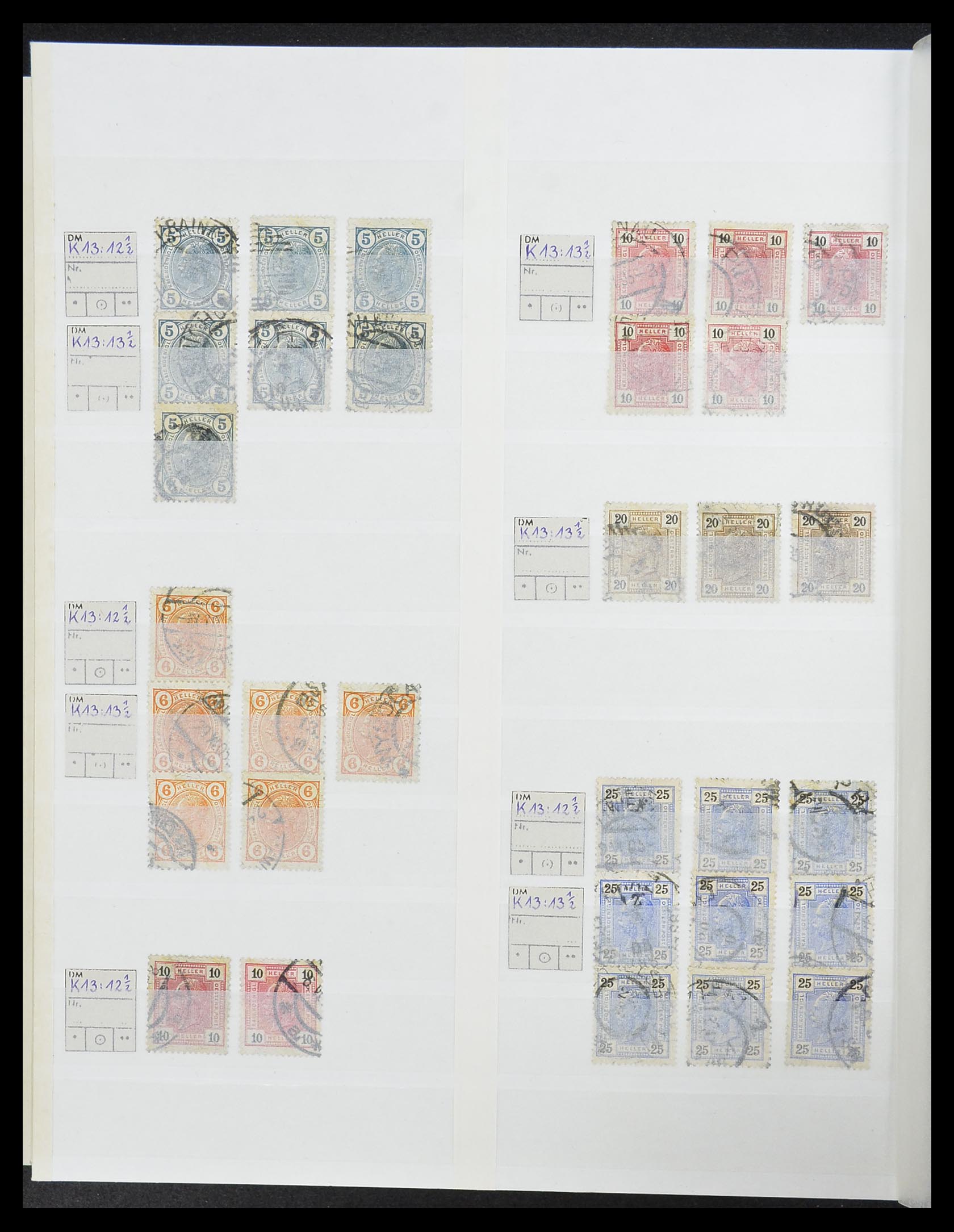 33800 032 - Postzegelverzameling 33800 Oostenrijk 1850-1914.