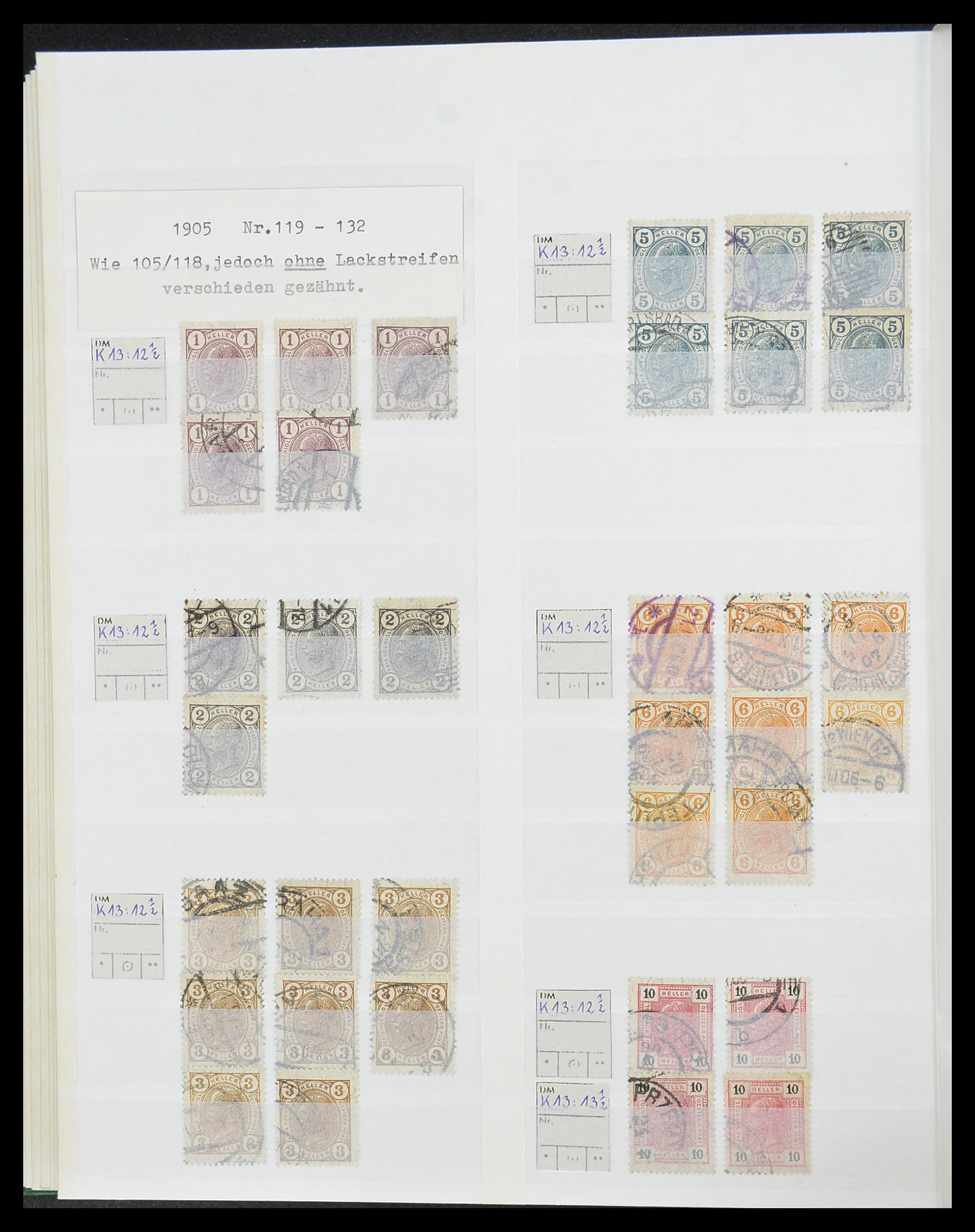 33800 034 - Postzegelverzameling 33800 Oostenrijk 1850-1914.