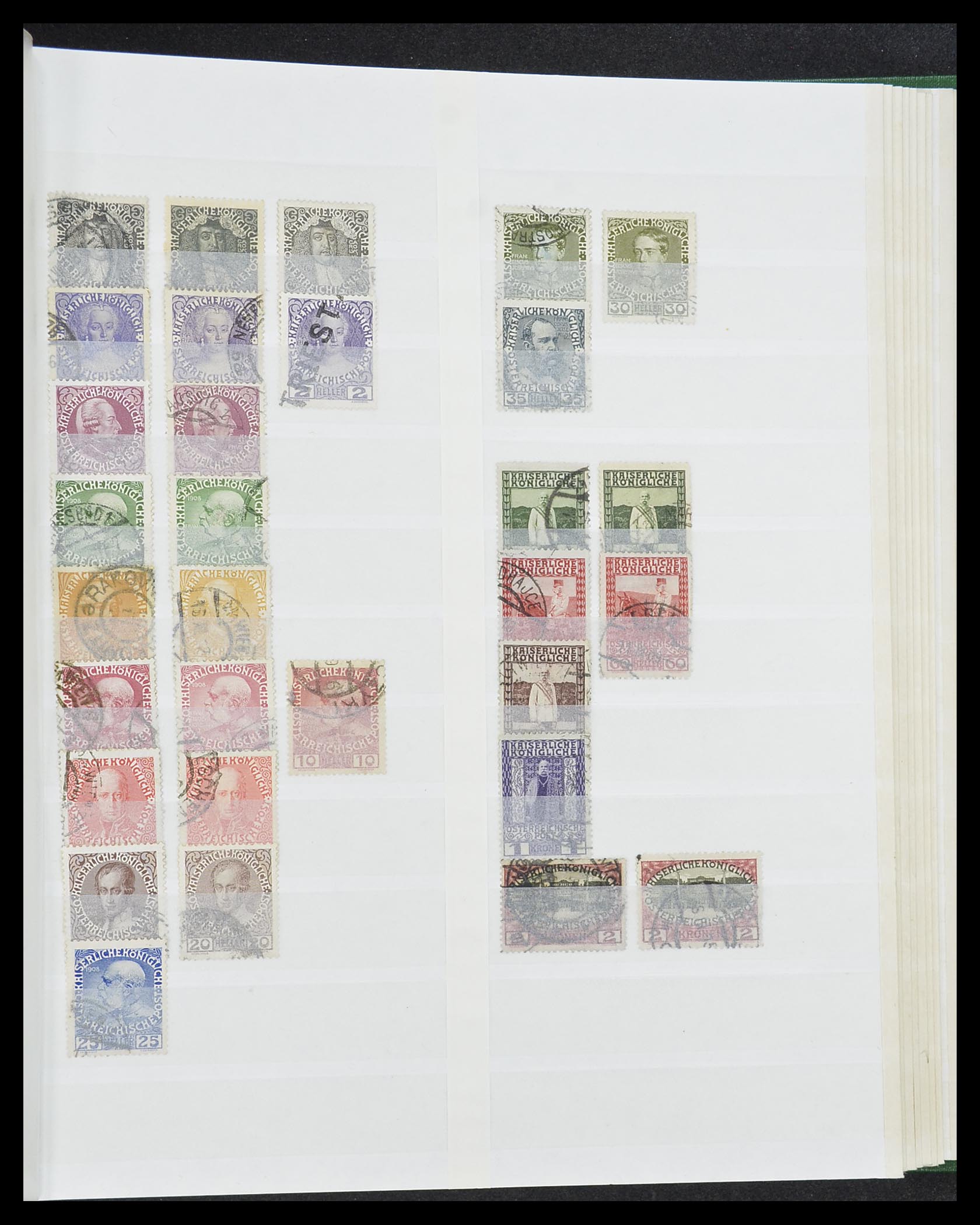 33800 037 - Postzegelverzameling 33800 Oostenrijk 1850-1914.