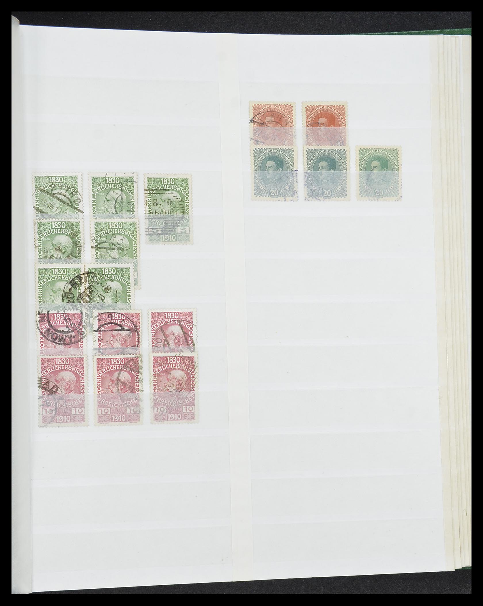 33800 039 - Postzegelverzameling 33800 Oostenrijk 1850-1914.