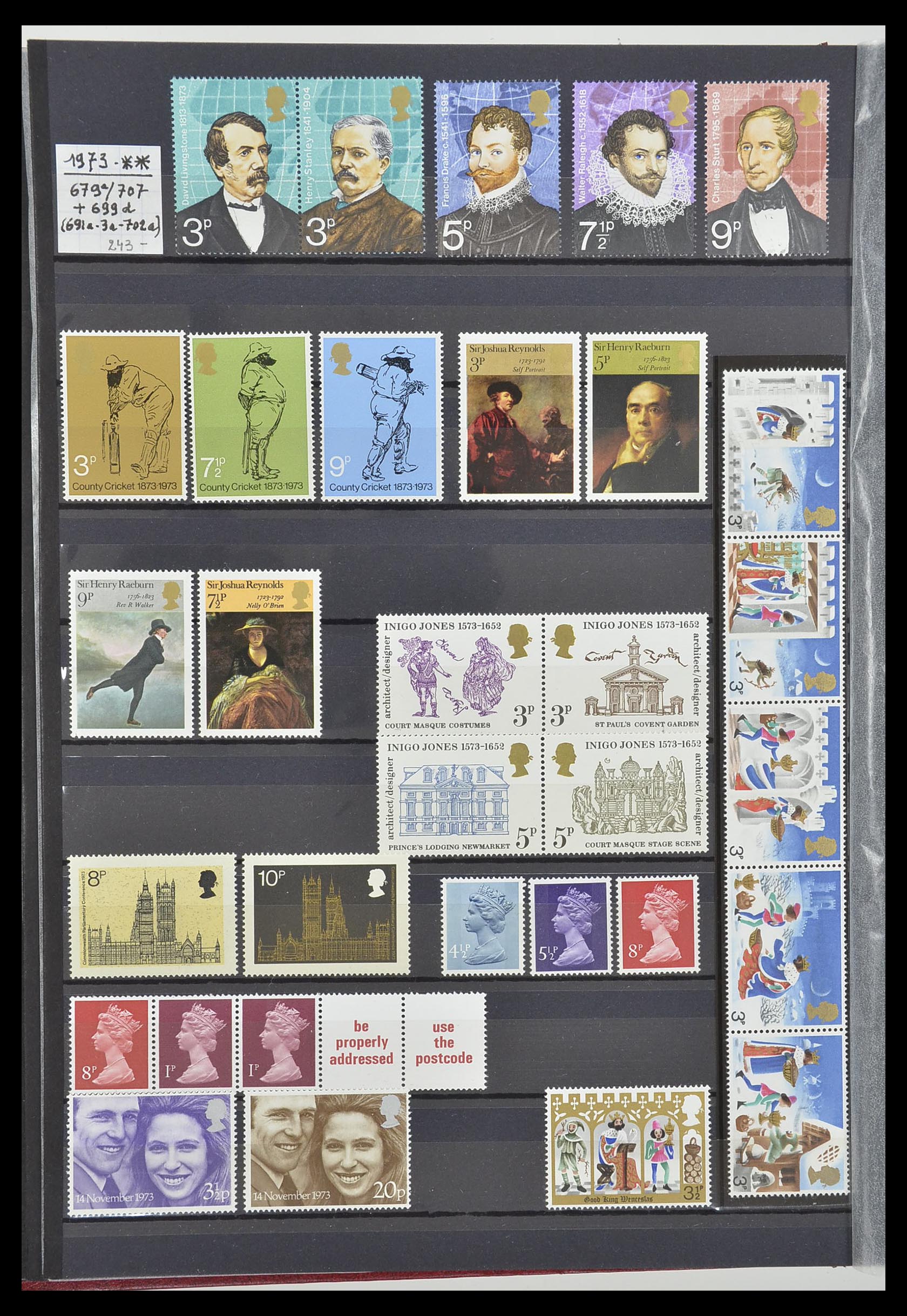33802 012 - Postzegelverzameling 33802 Engeland 1963-1994.
