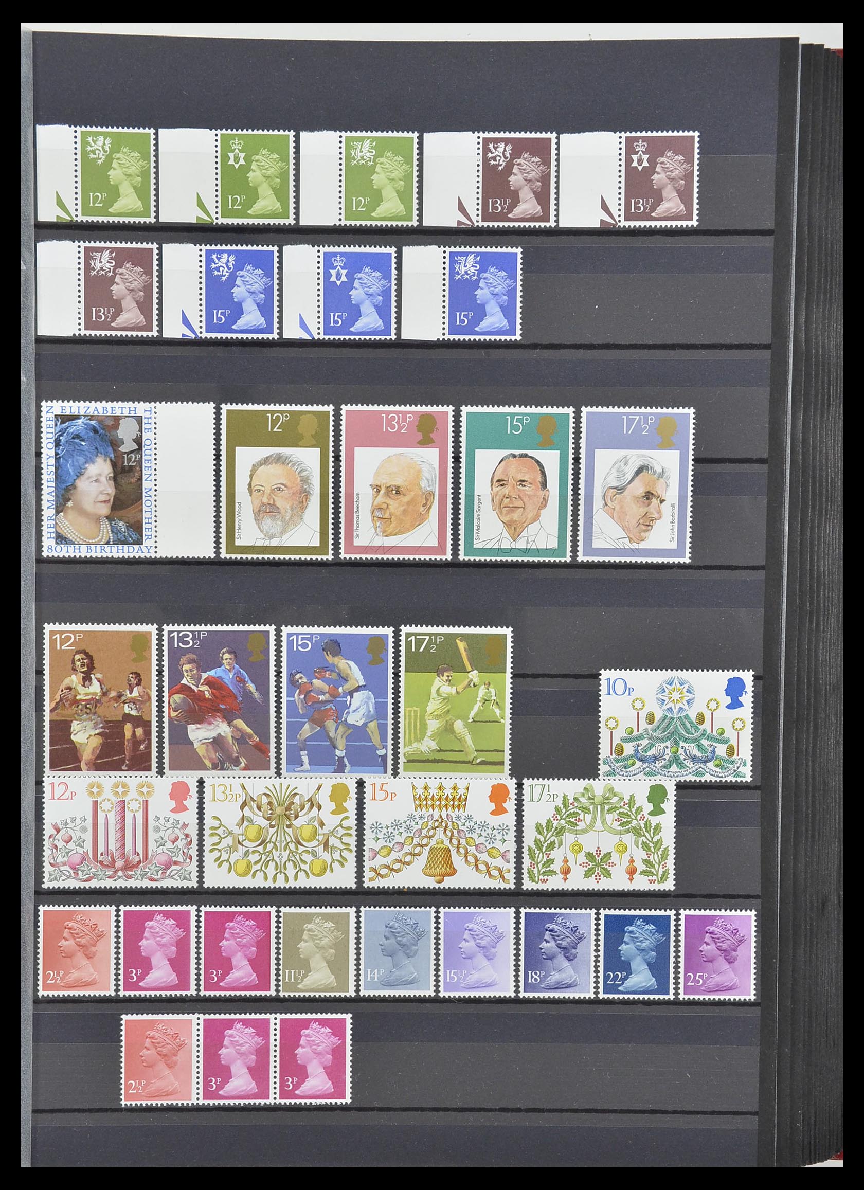 33802 021 - Postzegelverzameling 33802 Engeland 1963-1994.