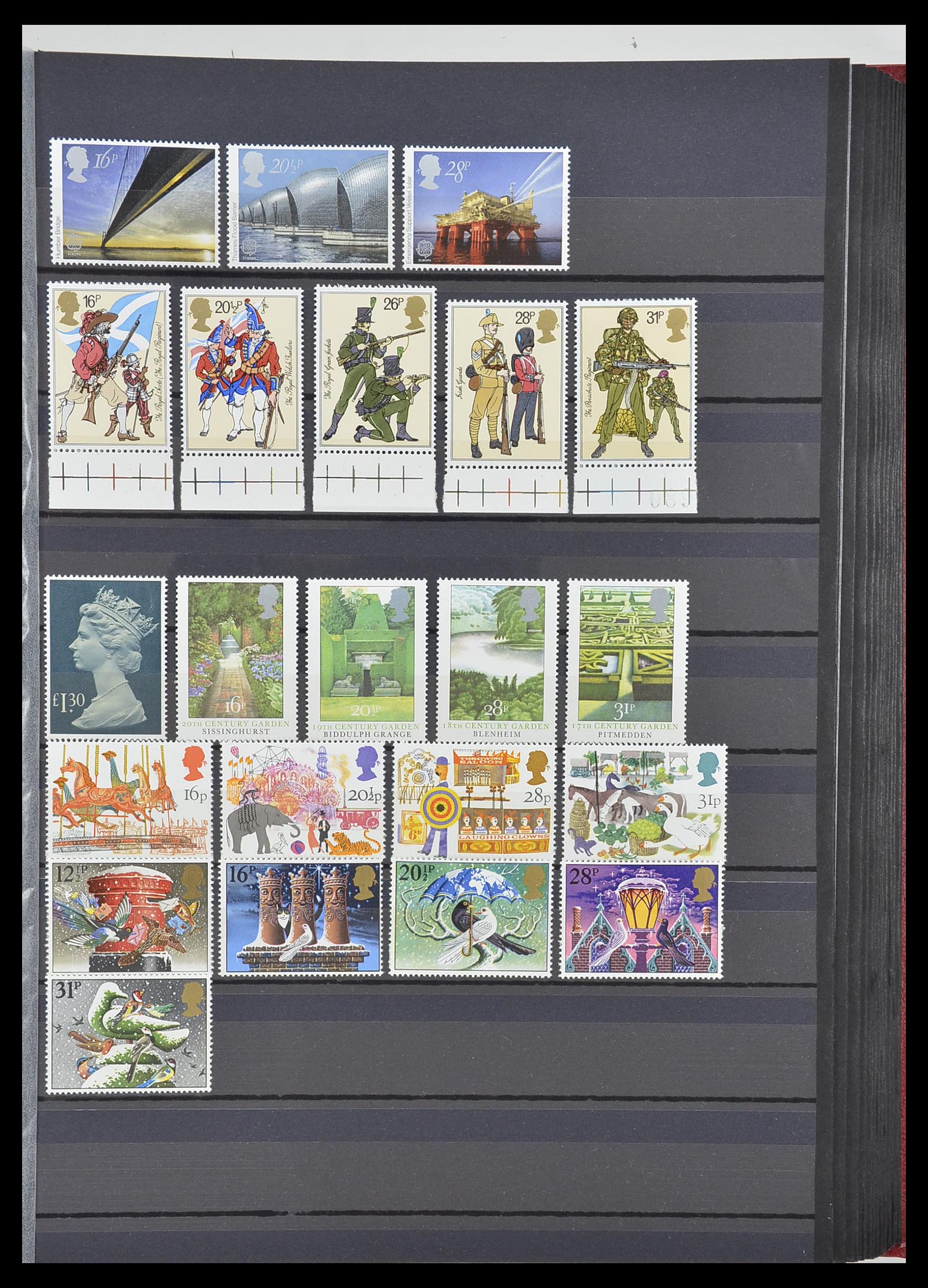 33802 025 - Postzegelverzameling 33802 Engeland 1963-1994.