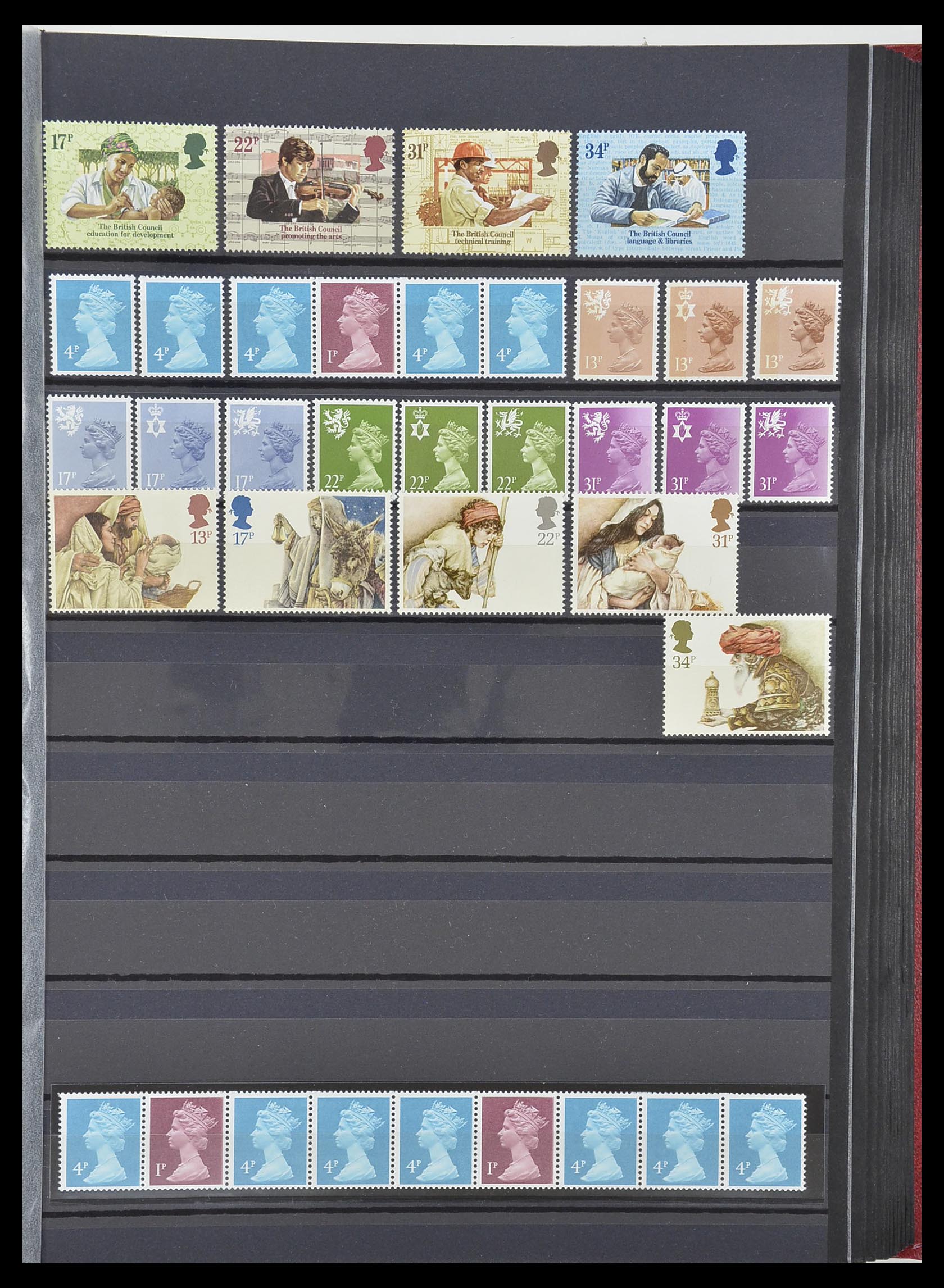33802 027 - Postzegelverzameling 33802 Engeland 1963-1994.