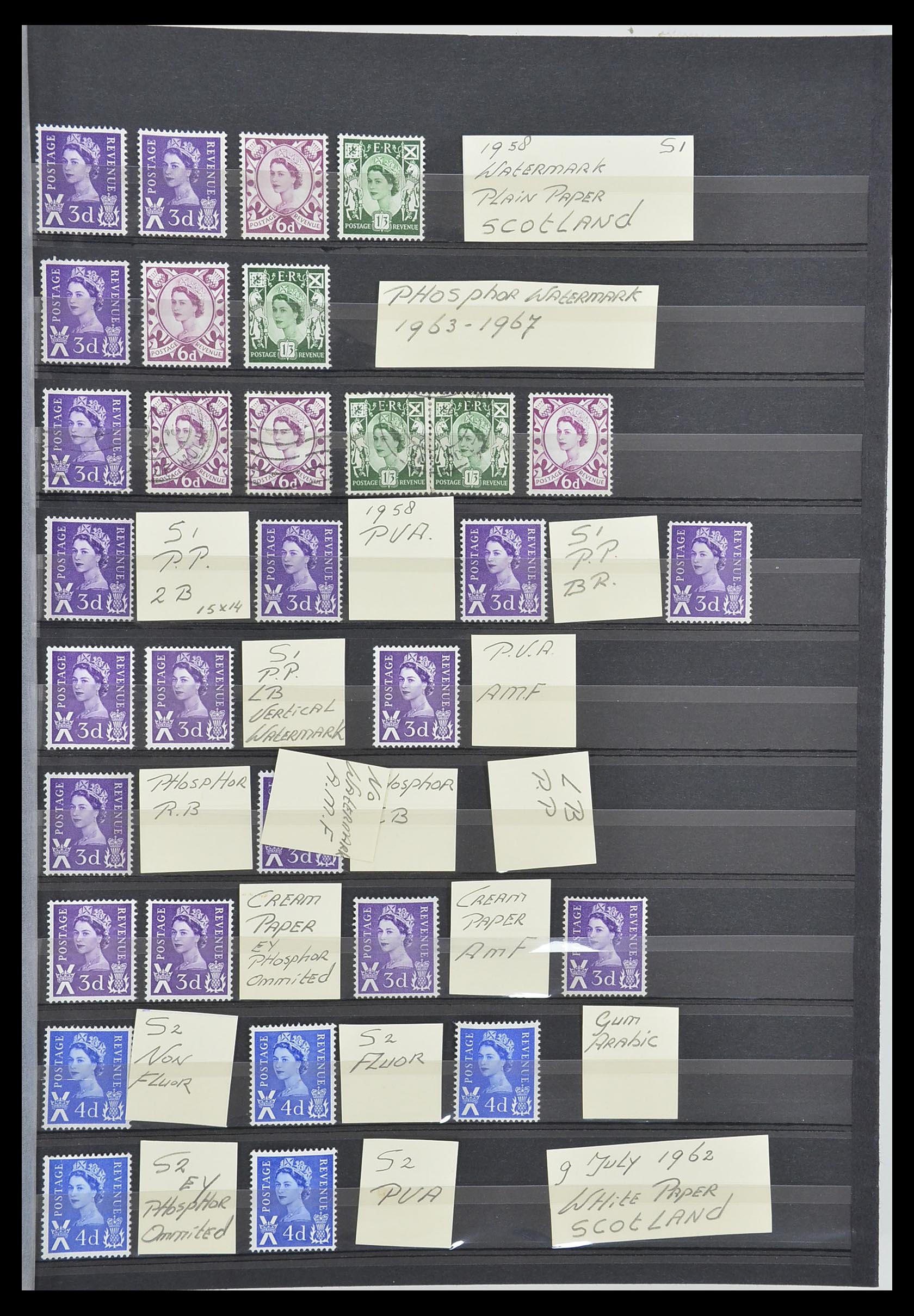 33803 001 - Postzegelverzameling 33803 Engeland regionaal zegels.
