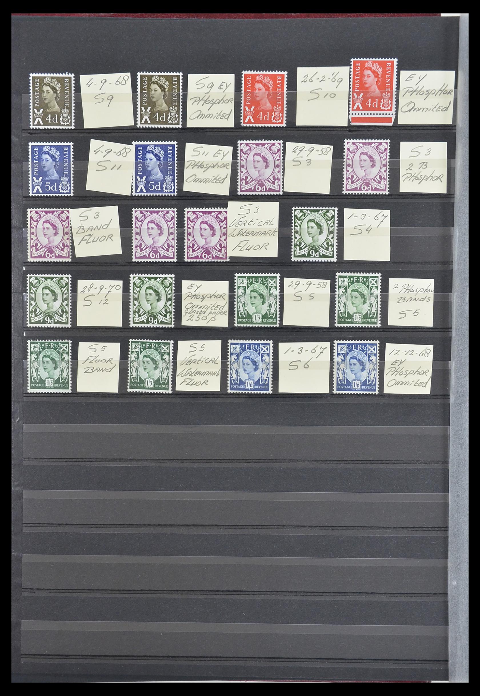 33803 002 - Postzegelverzameling 33803 Engeland regionaal zegels.