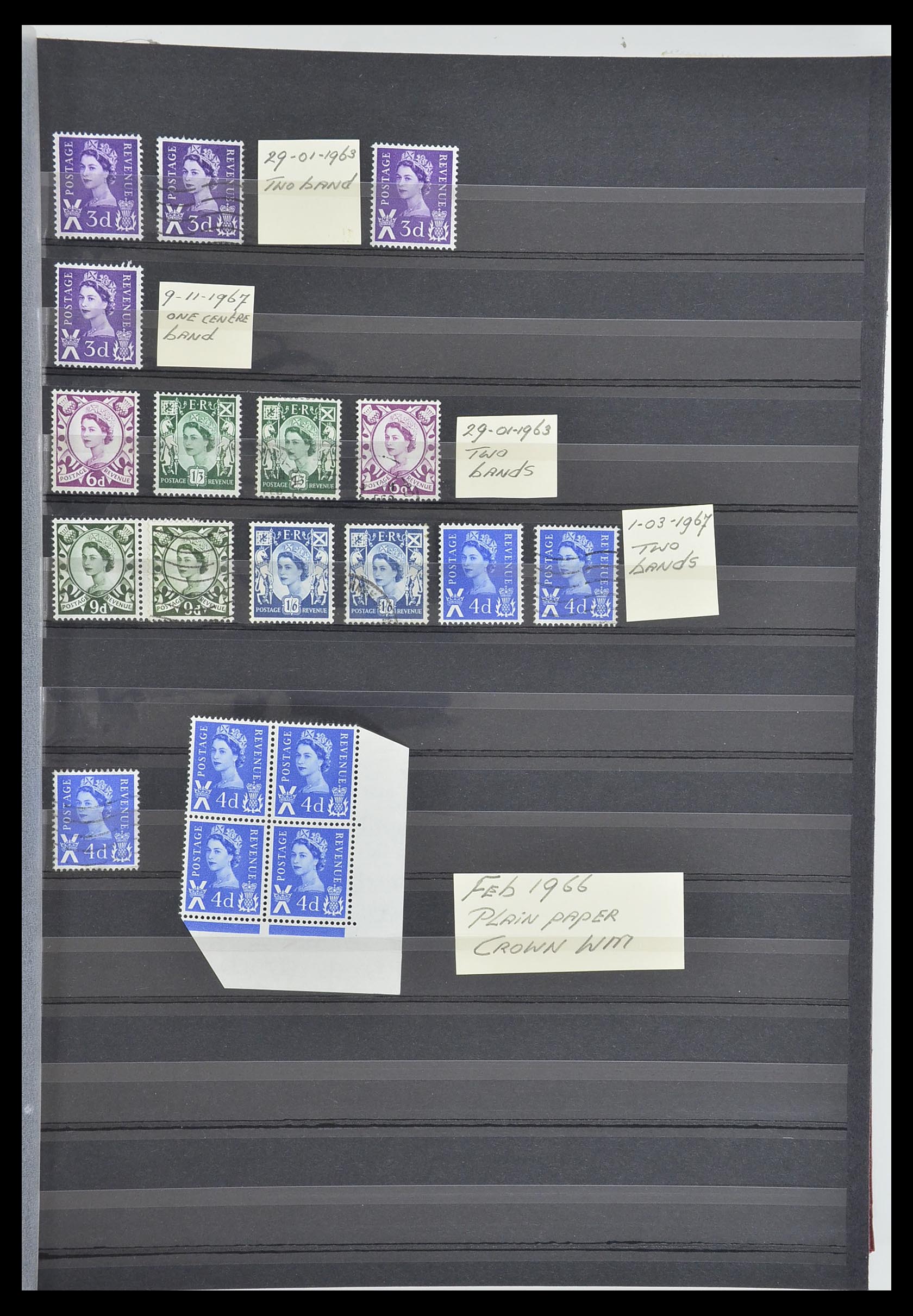 33803 003 - Postzegelverzameling 33803 Engeland regionaal zegels.
