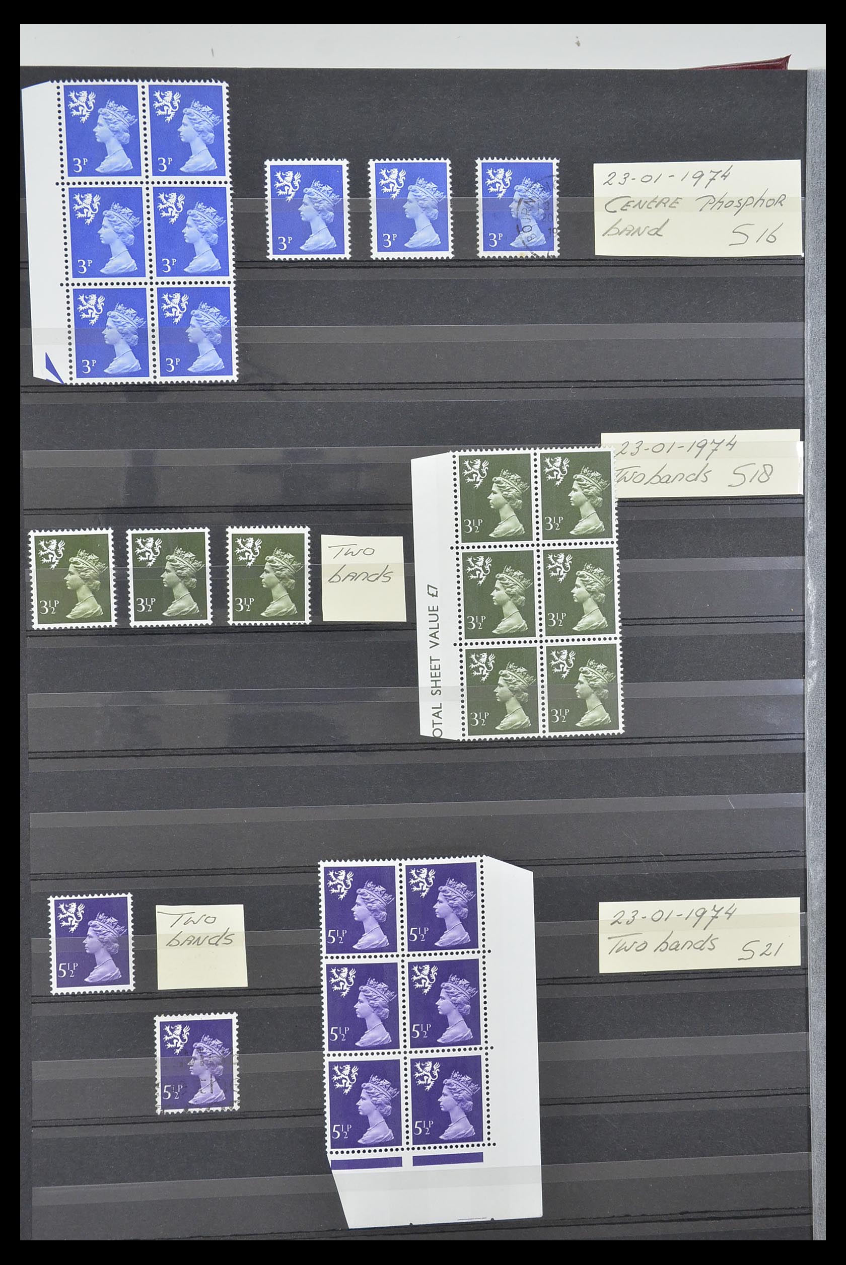 33803 006 - Postzegelverzameling 33803 Engeland regionaal zegels.