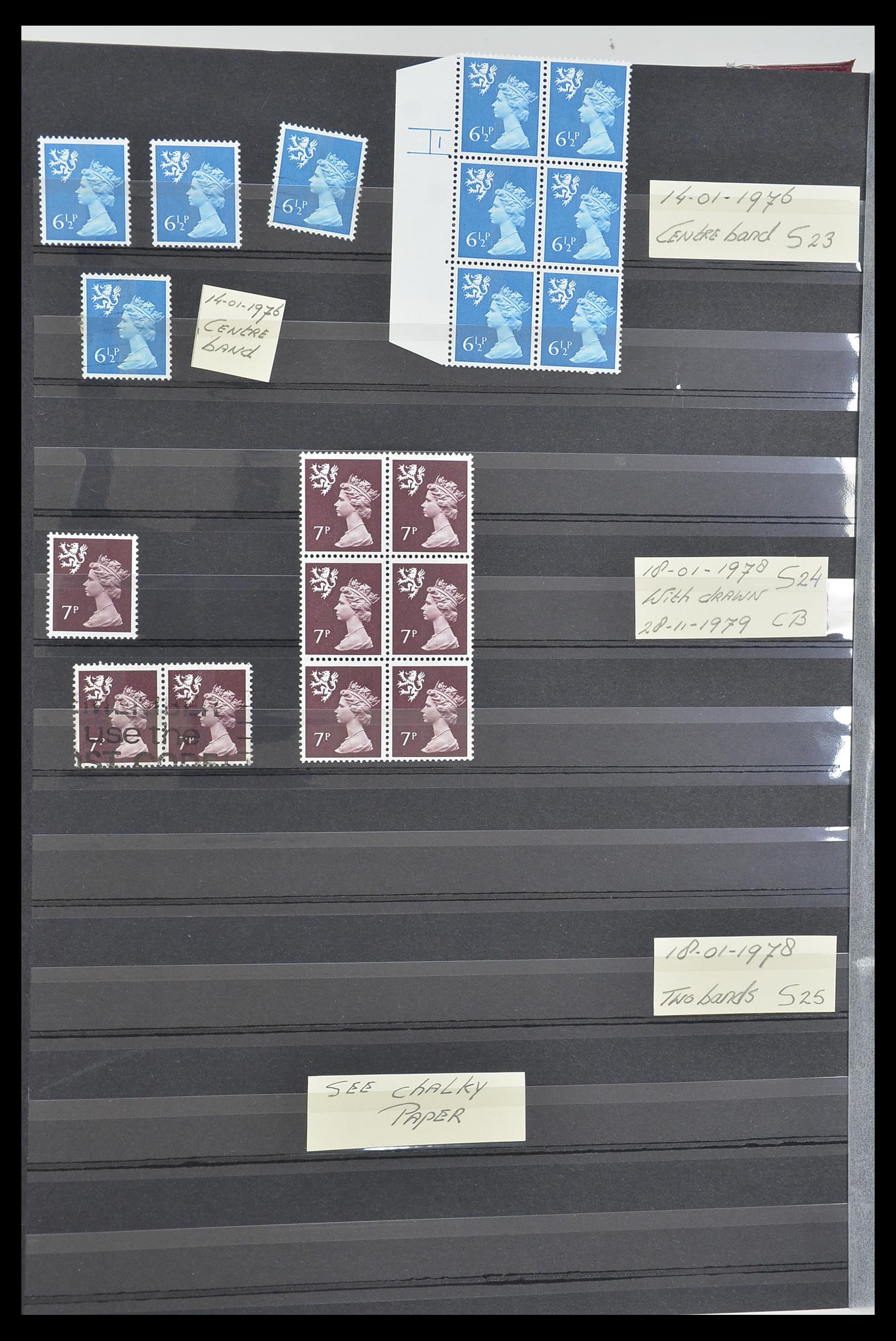33803 008 - Postzegelverzameling 33803 Engeland regionaal zegels.