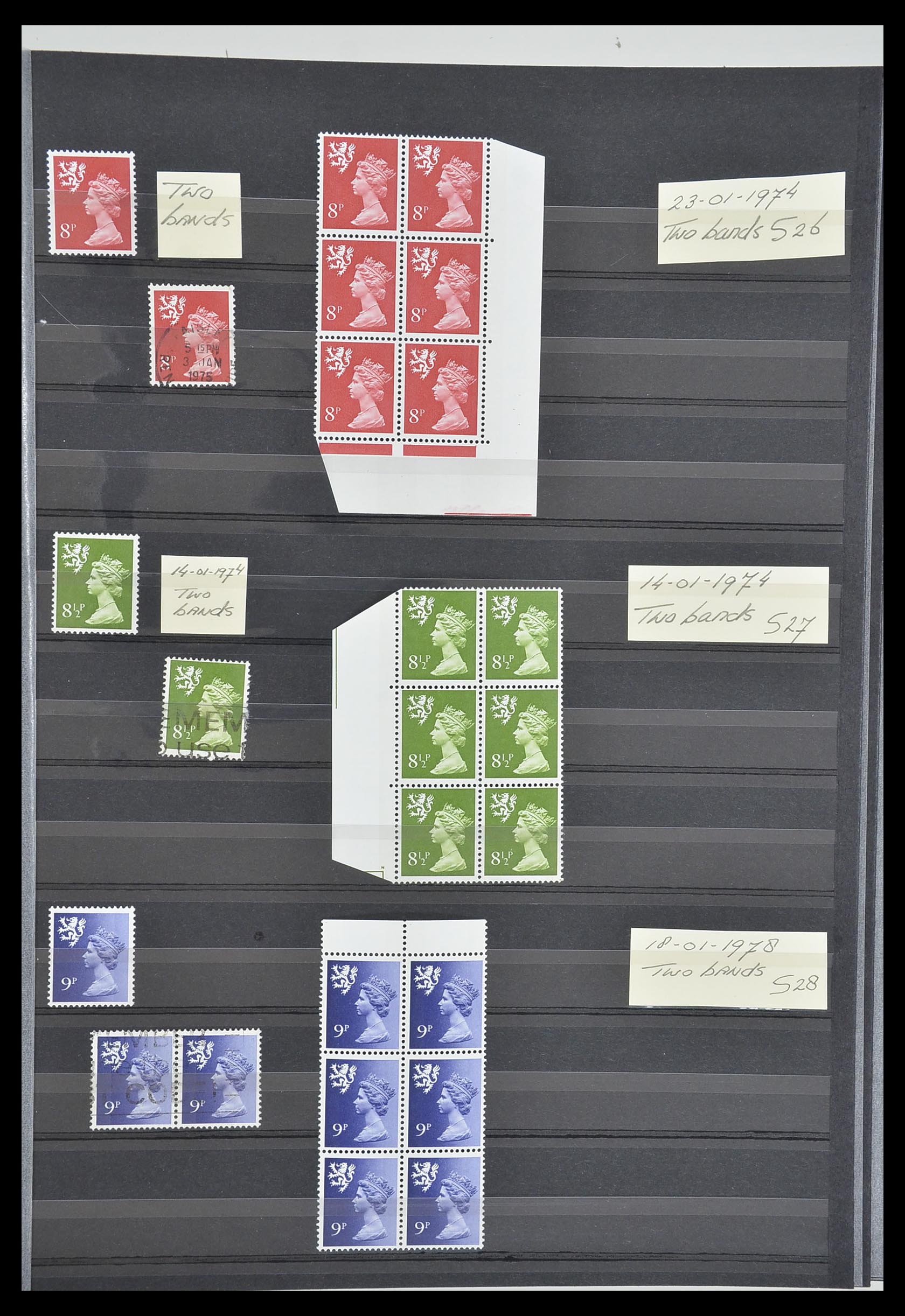 33803 009 - Postzegelverzameling 33803 Engeland regionaal zegels.