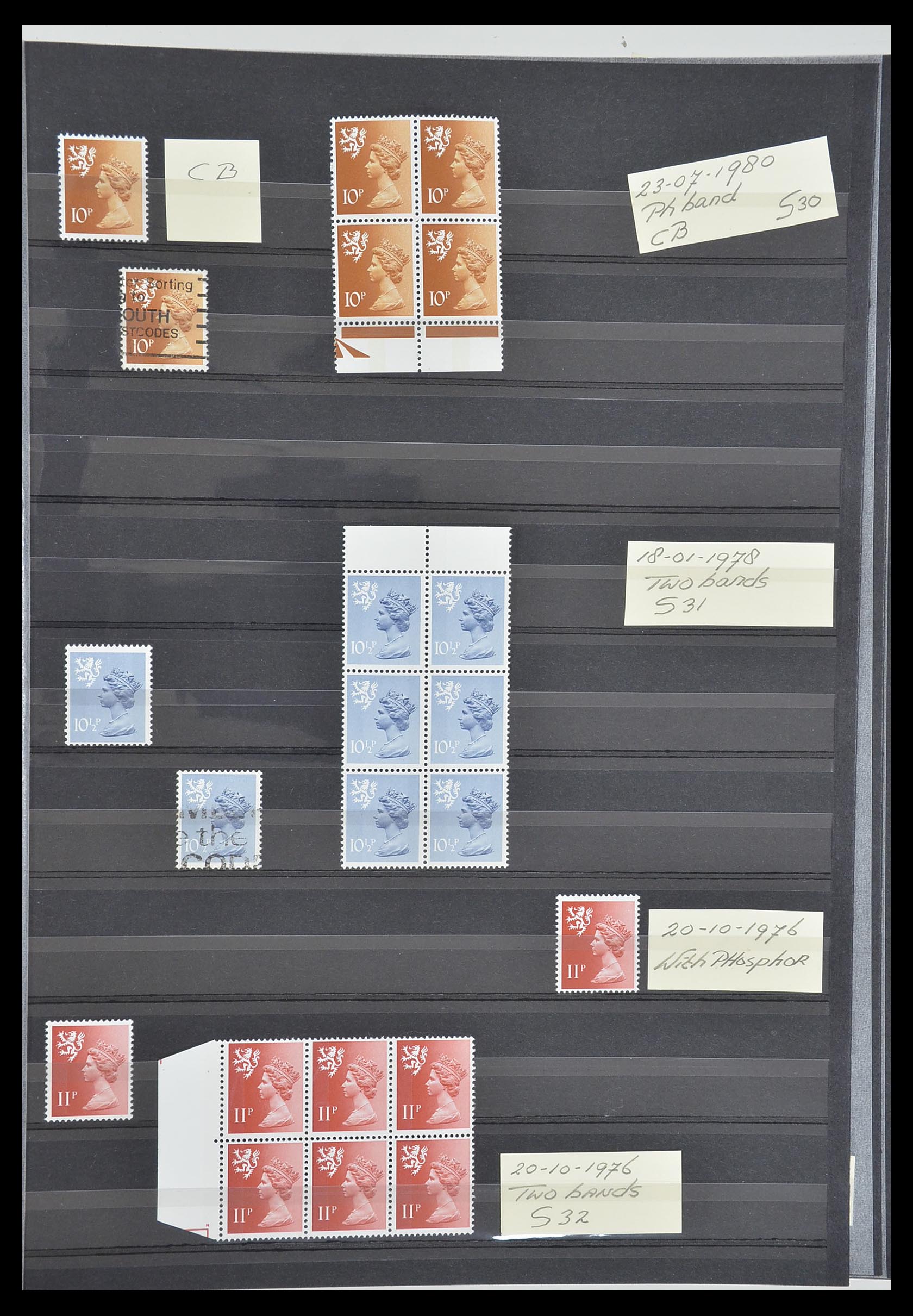 33803 011 - Stamp collection 33803 Great Britain regionals.
