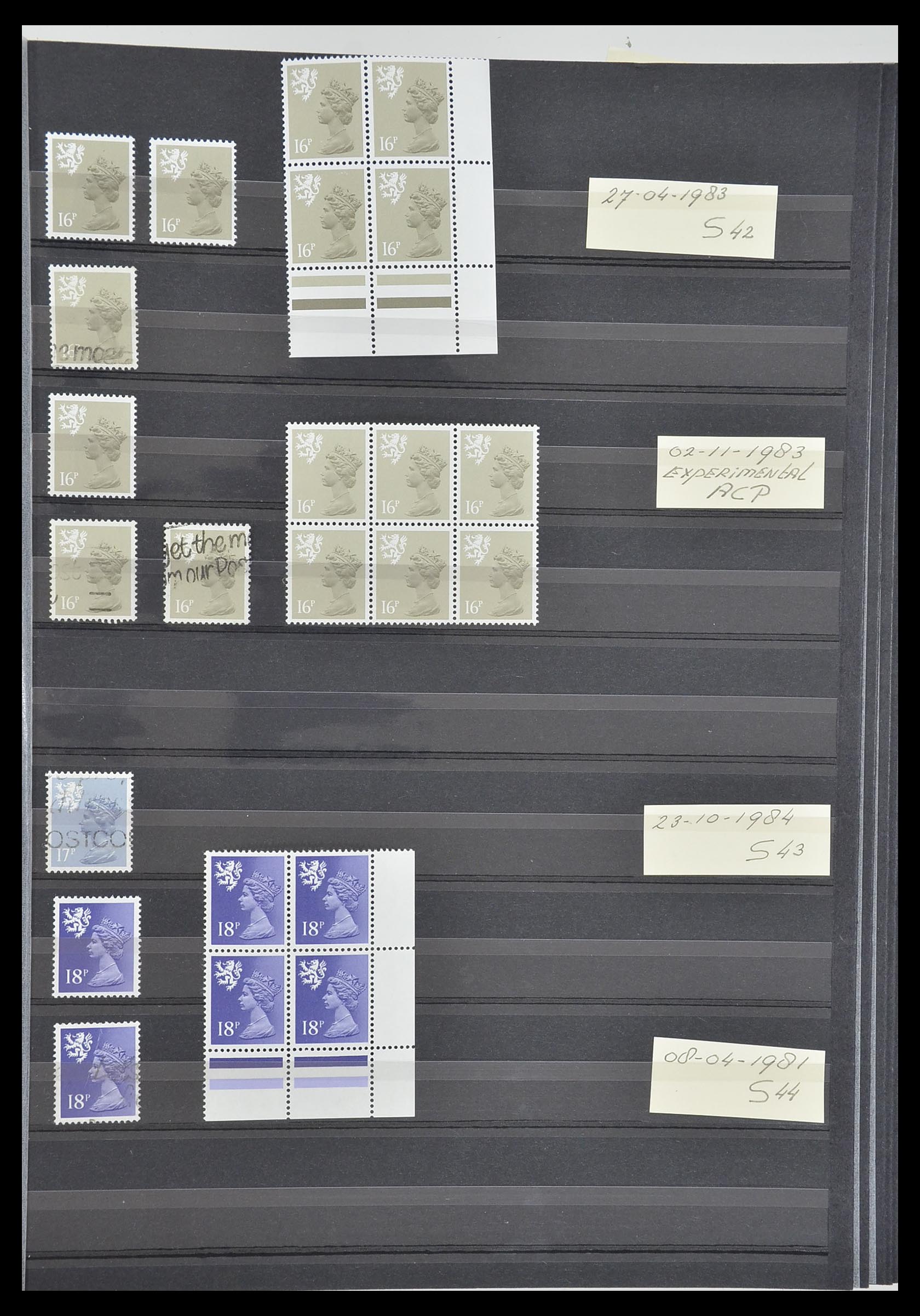 33803 015 - Postzegelverzameling 33803 Engeland regionaal zegels.