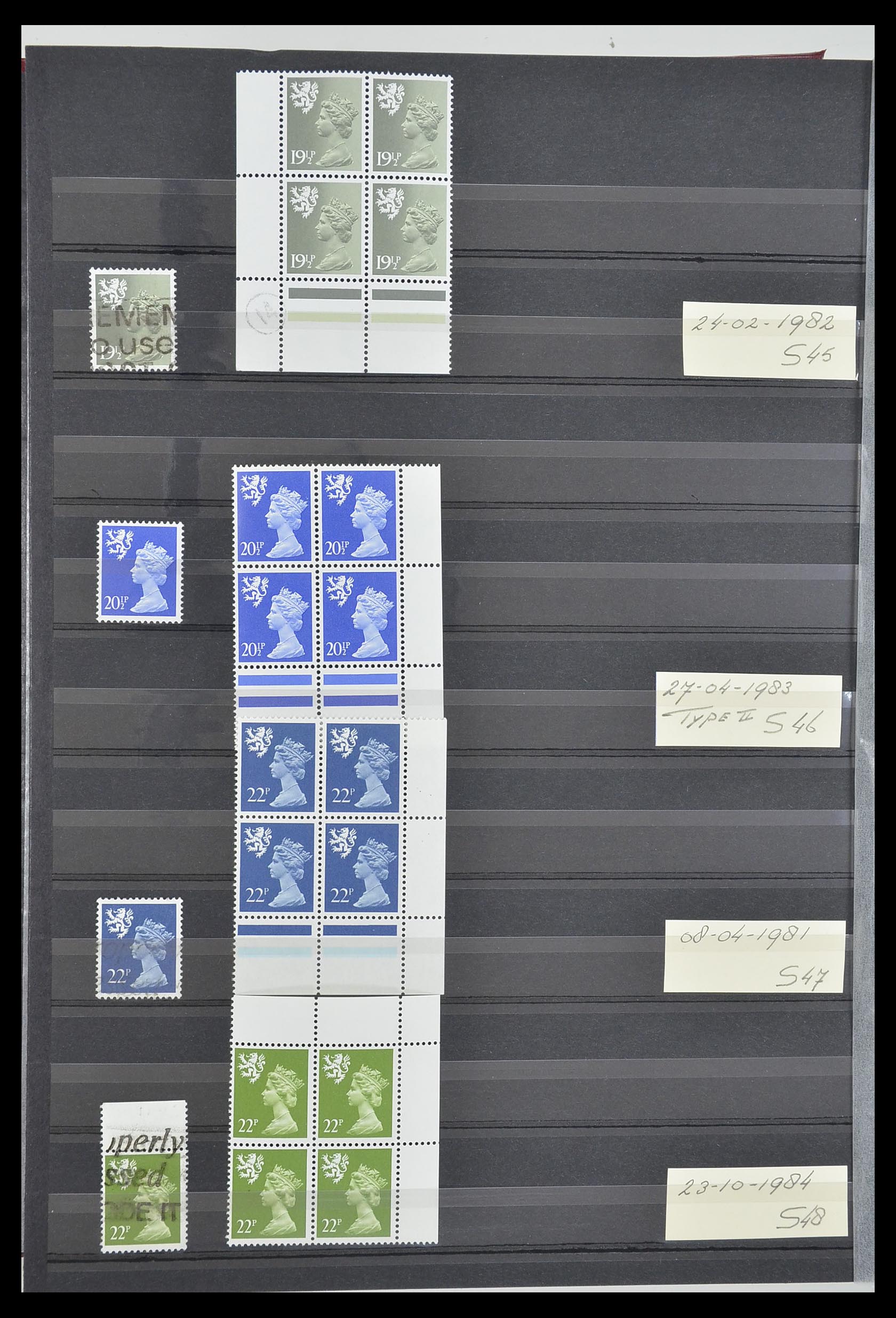 33803 016 - Stamp collection 33803 Great Britain regionals.
