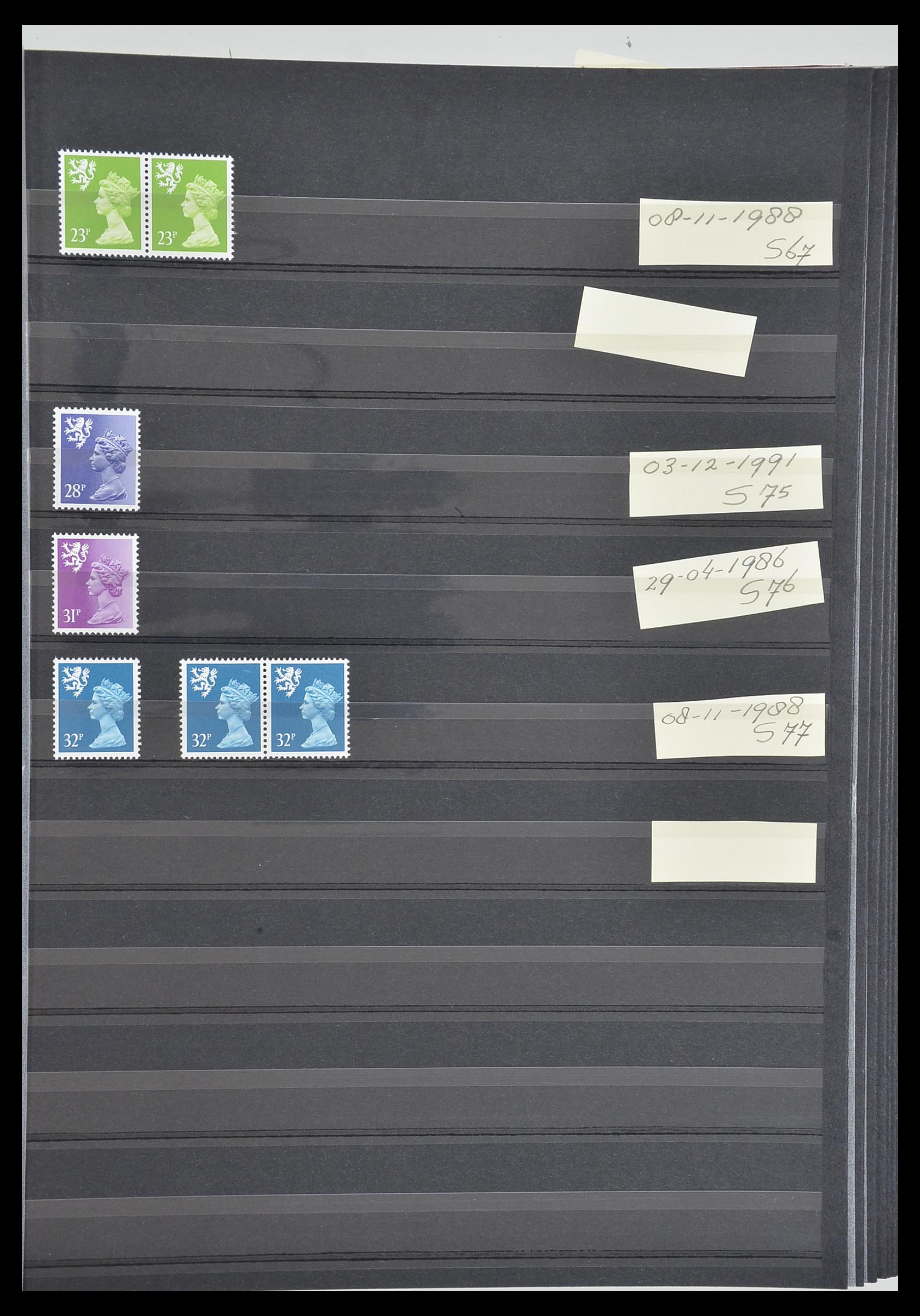 33803 019 - Postzegelverzameling 33803 Engeland regionaal zegels.