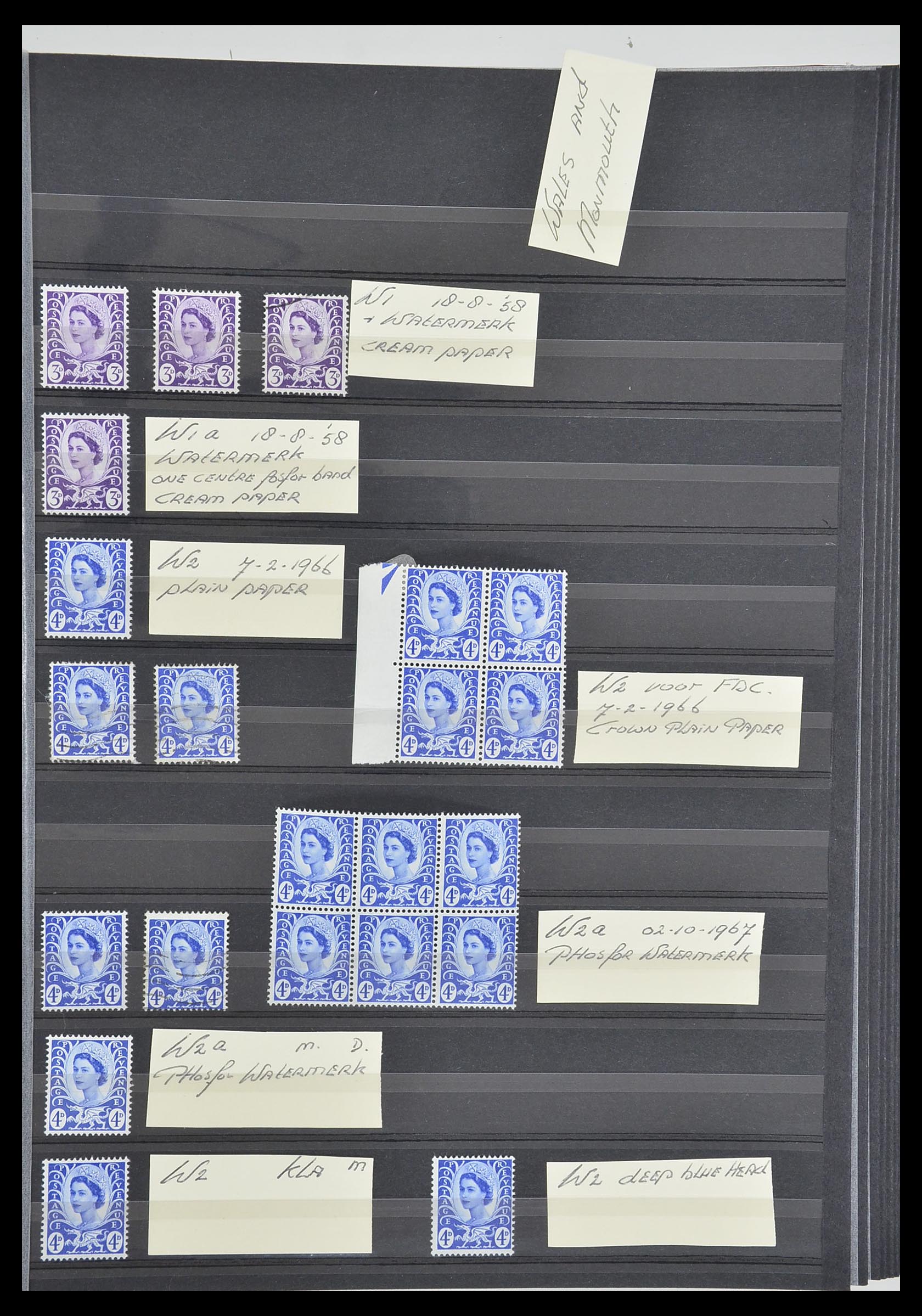 33803 020 - Postzegelverzameling 33803 Engeland regionaal zegels.