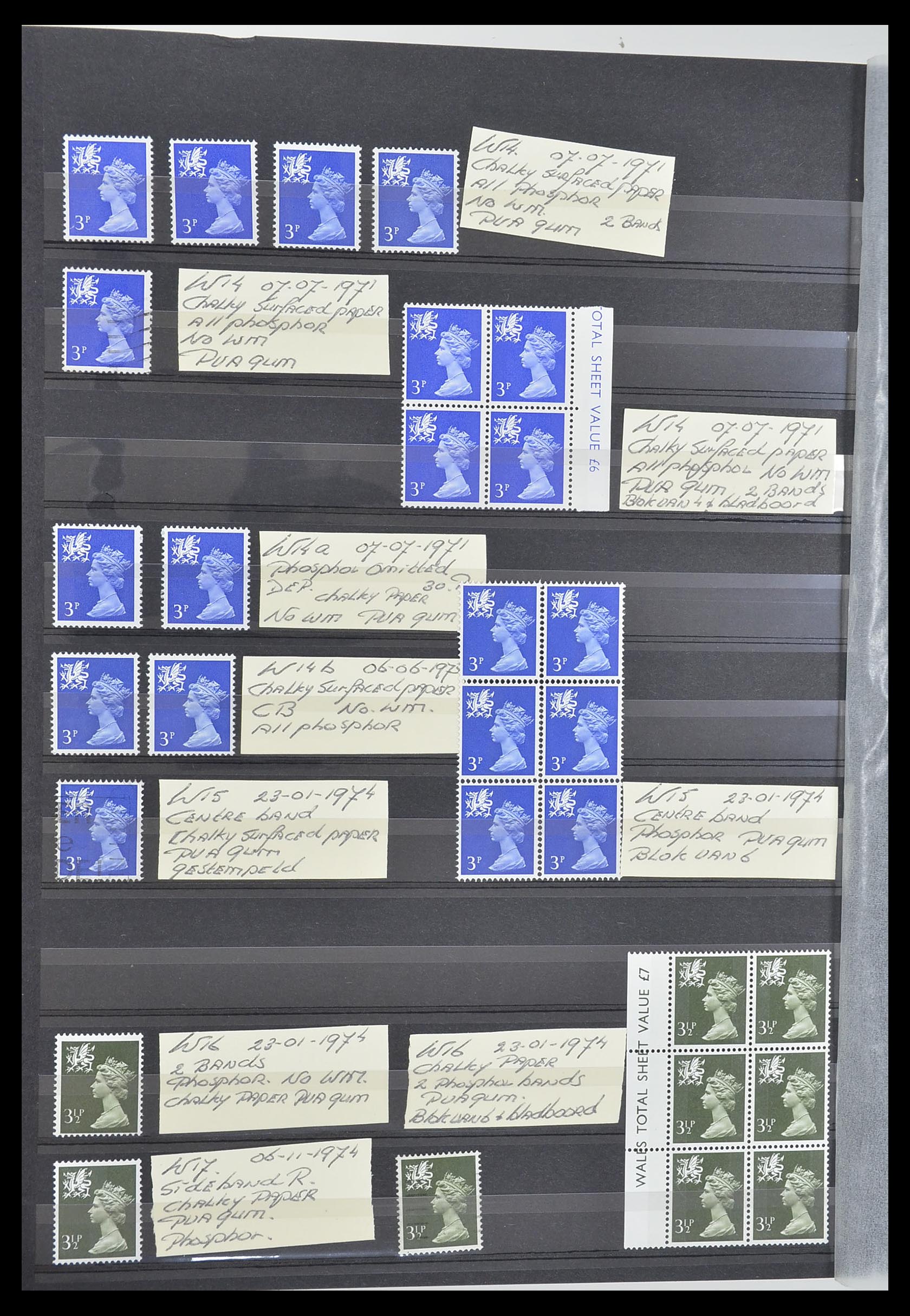 33803 025 - Postzegelverzameling 33803 Engeland regionaal zegels.
