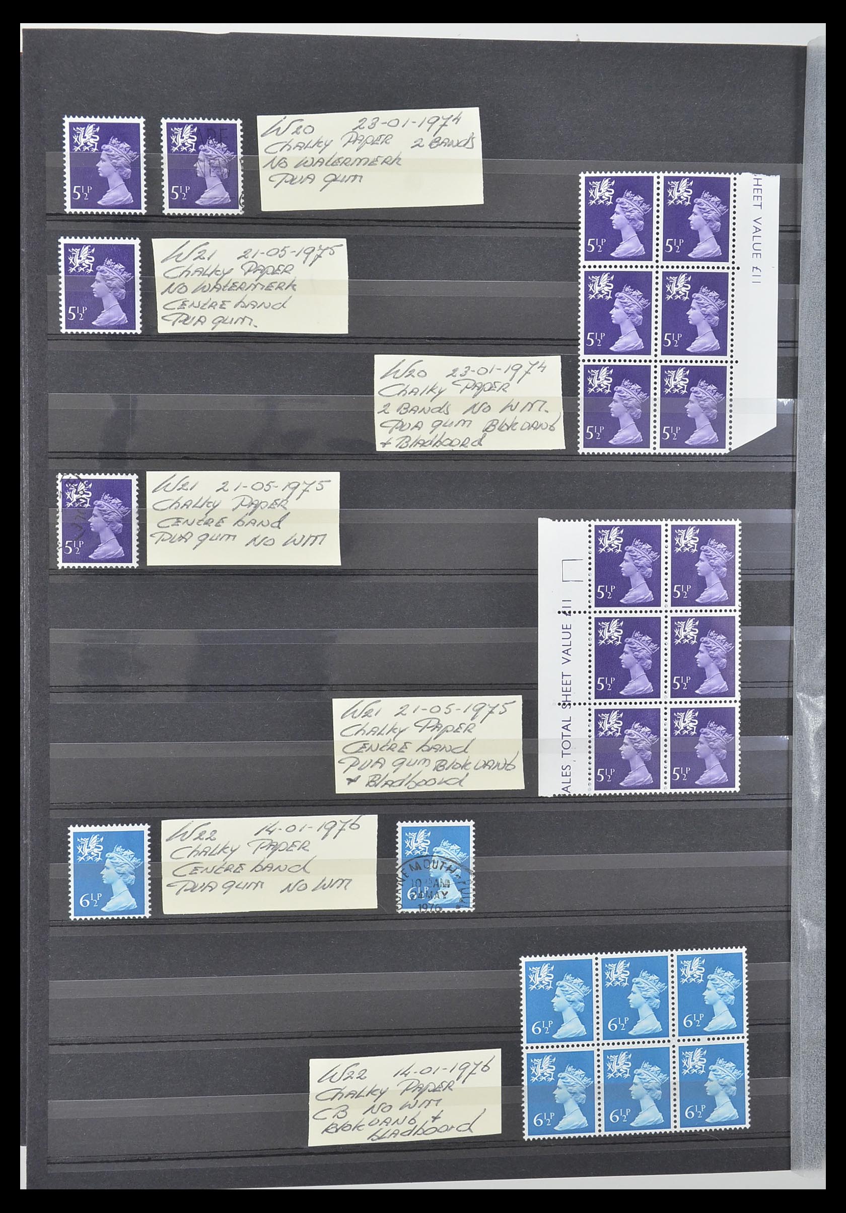 33803 027 - Postzegelverzameling 33803 Engeland regionaal zegels.