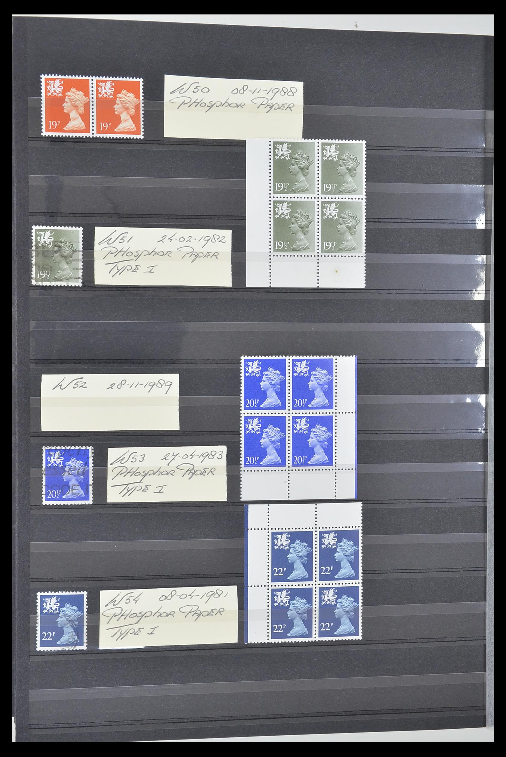 33803 035 - Postzegelverzameling 33803 Engeland regionaal zegels.
