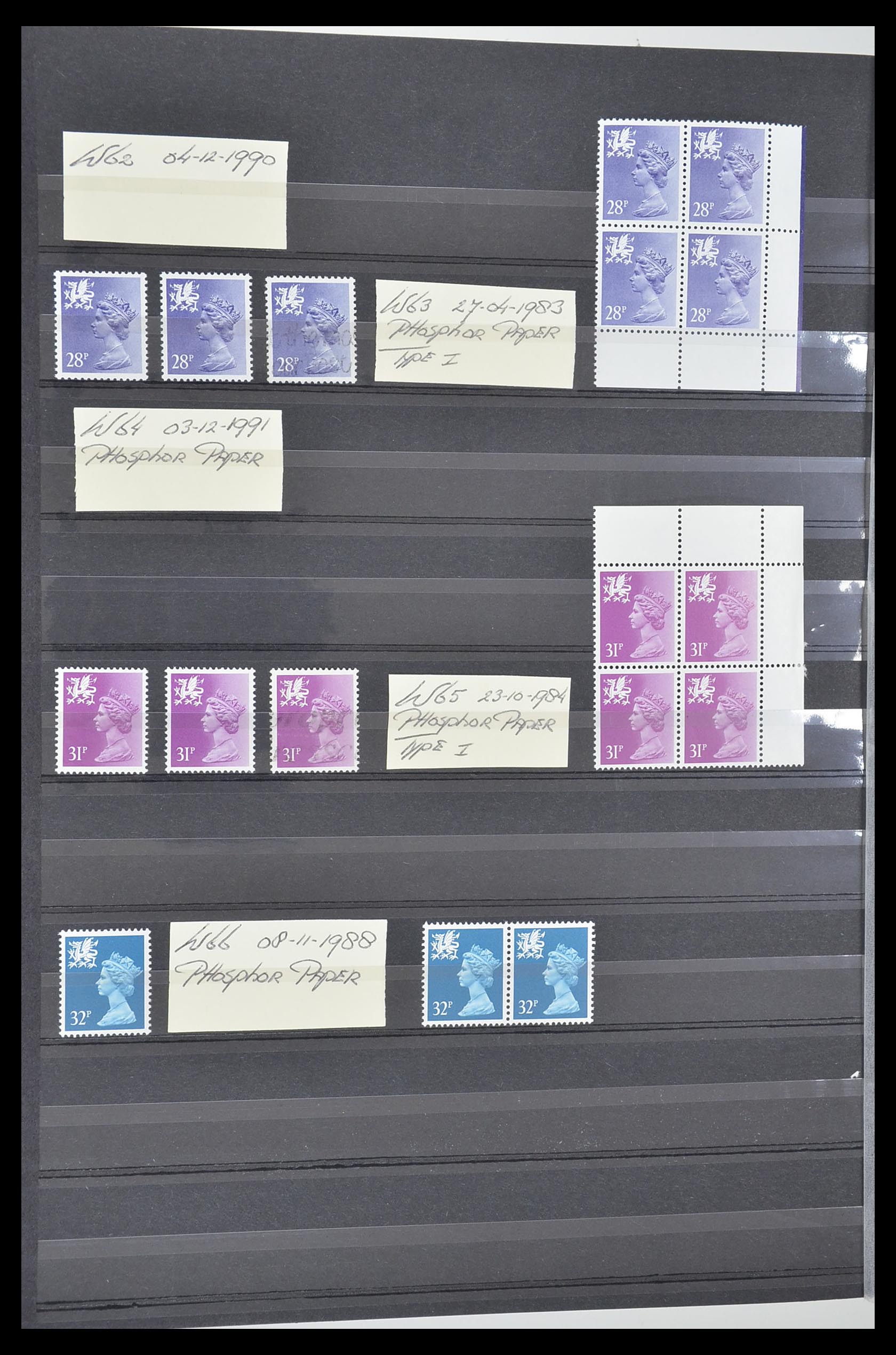 33803 037 - Postzegelverzameling 33803 Engeland regionaal zegels.