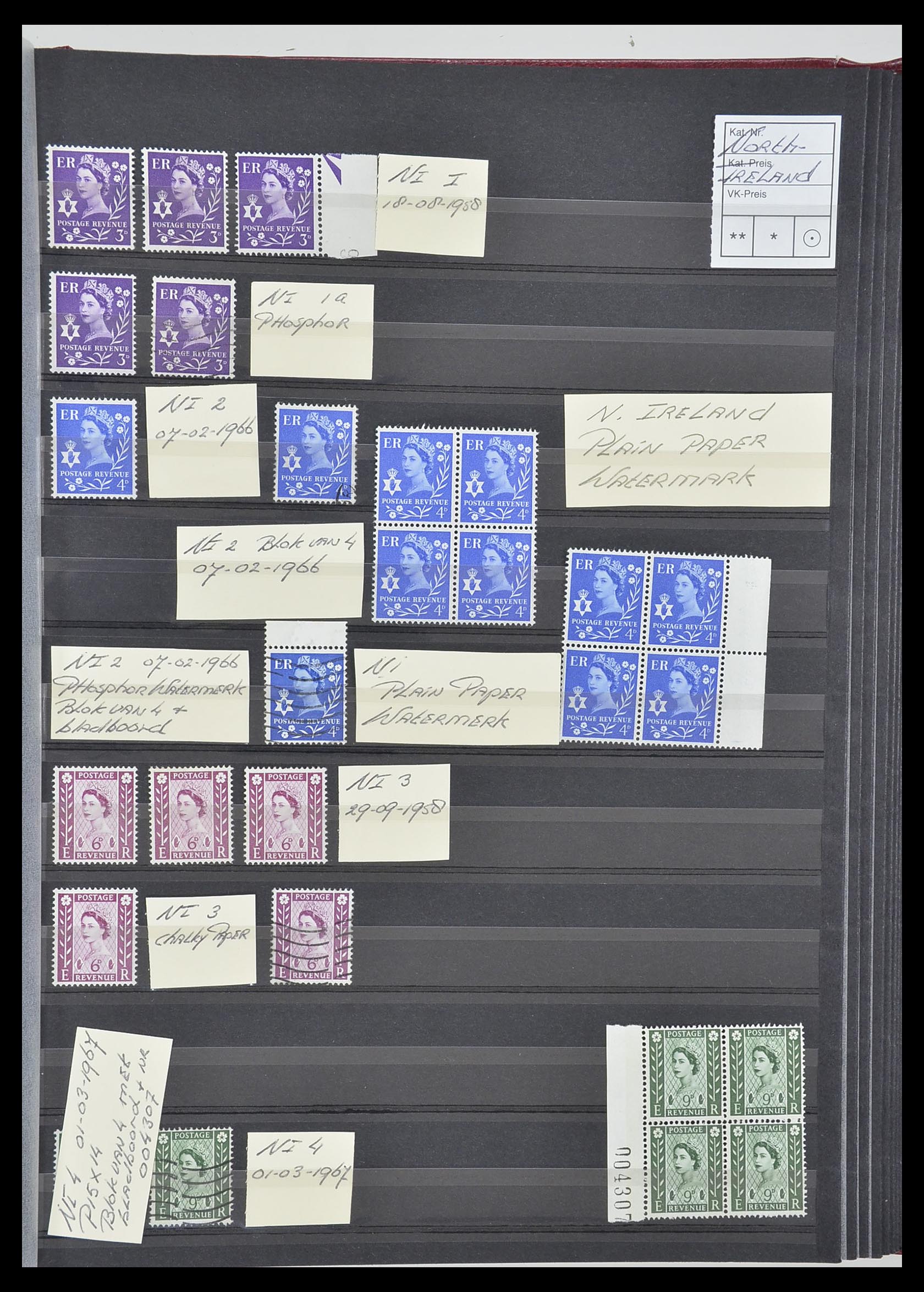 33803 038 - Postzegelverzameling 33803 Engeland regionaal zegels.