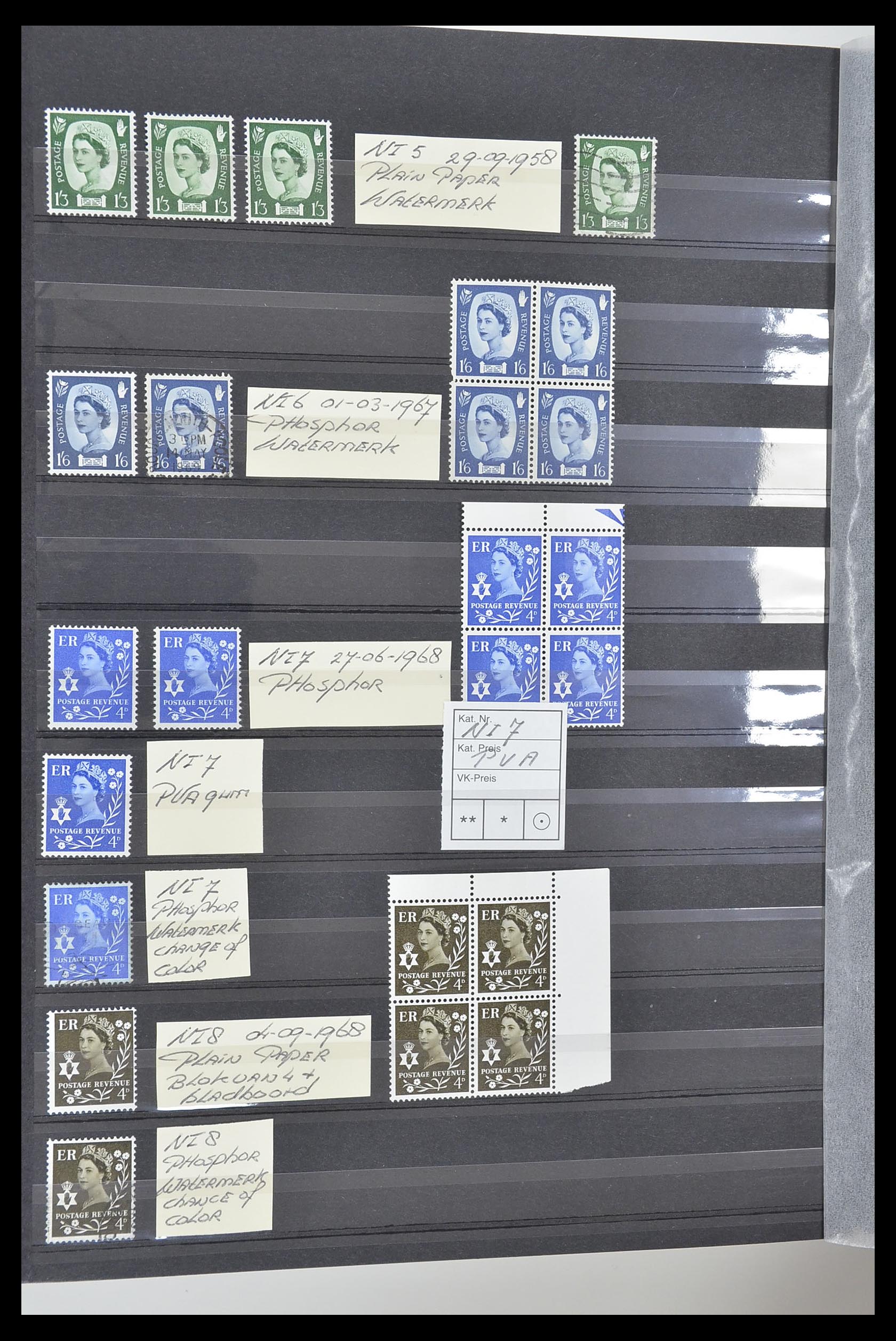 33803 039 - Postzegelverzameling 33803 Engeland regionaal zegels.