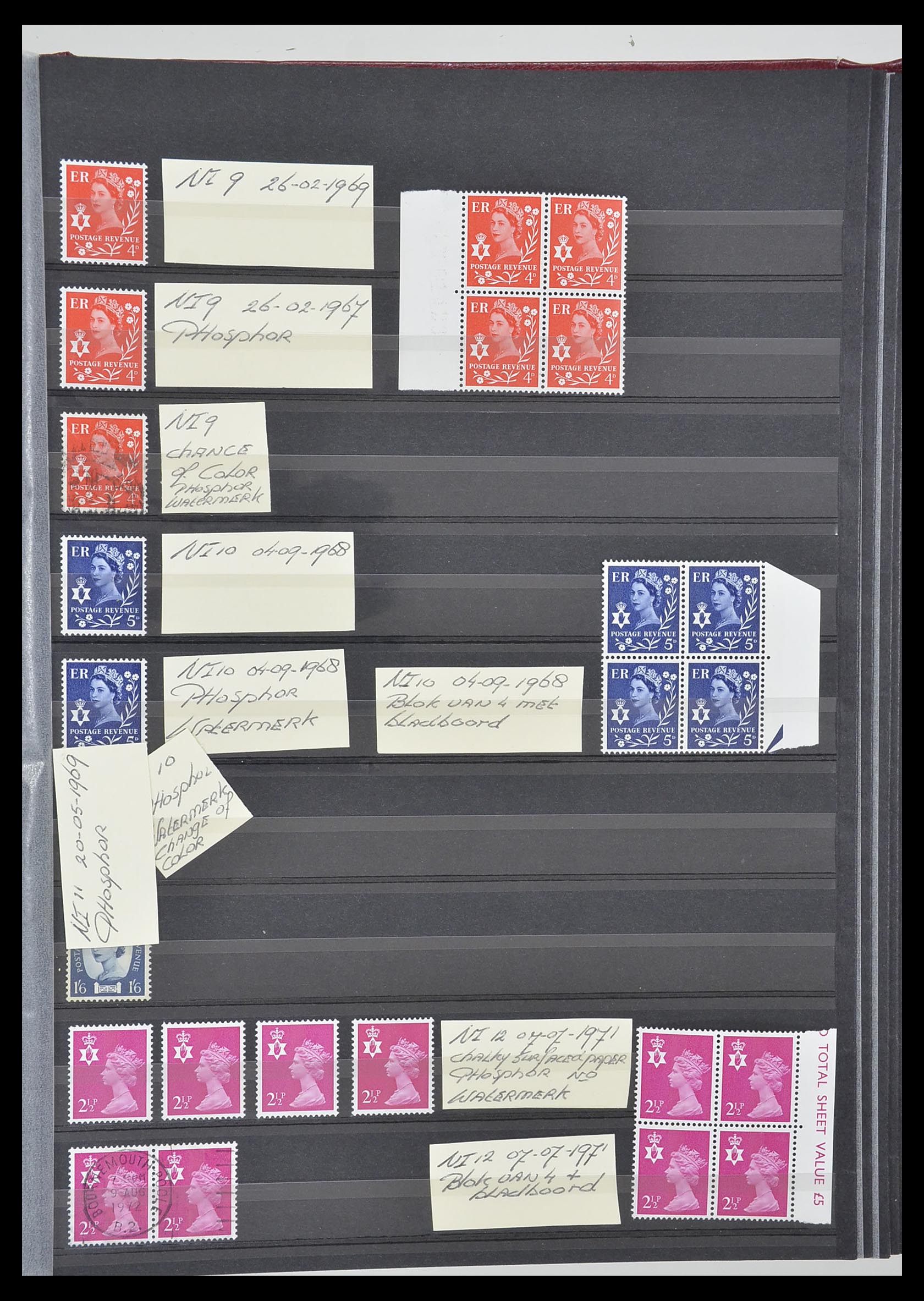 33803 040 - Postzegelverzameling 33803 Engeland regionaal zegels.
