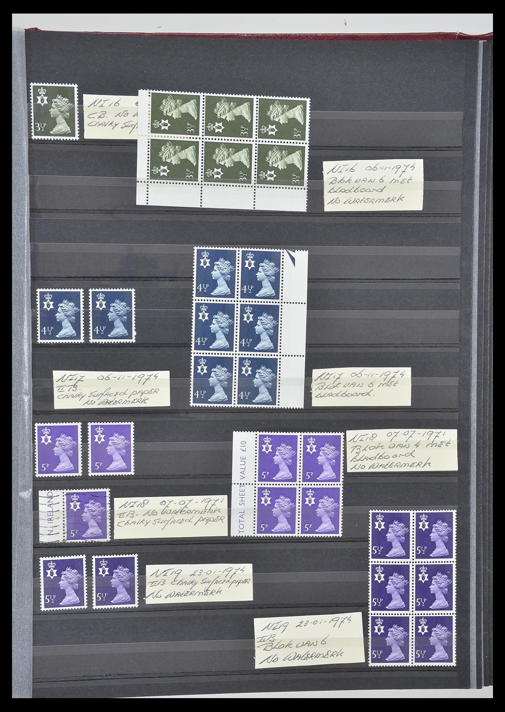 33803 041 - Postzegelverzameling 33803 Engeland regionaal zegels.