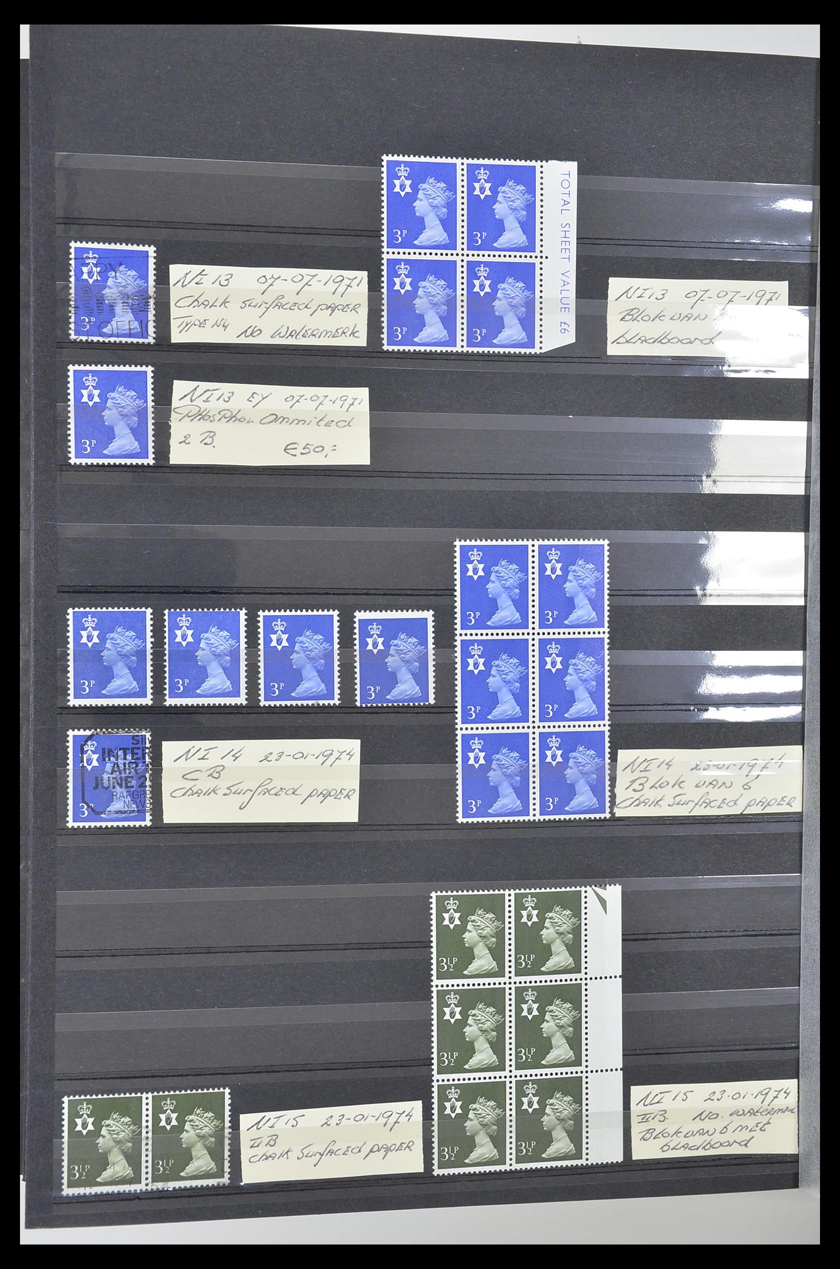 33803 042 - Stamp collection 33803 Great Britain regionals.