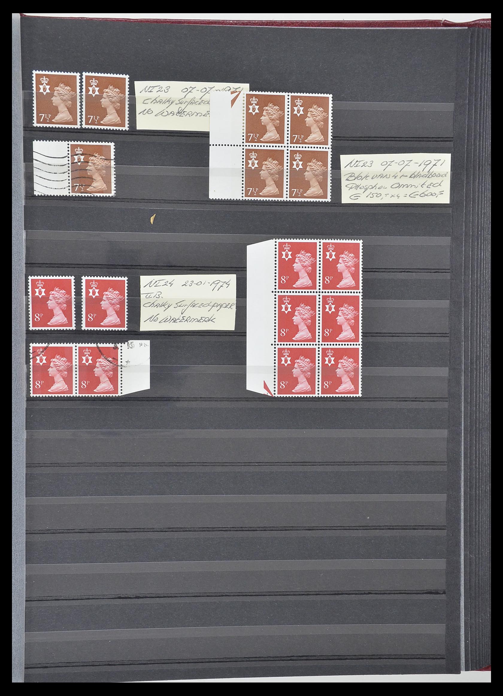 33803 044 - Postzegelverzameling 33803 Engeland regionaal zegels.