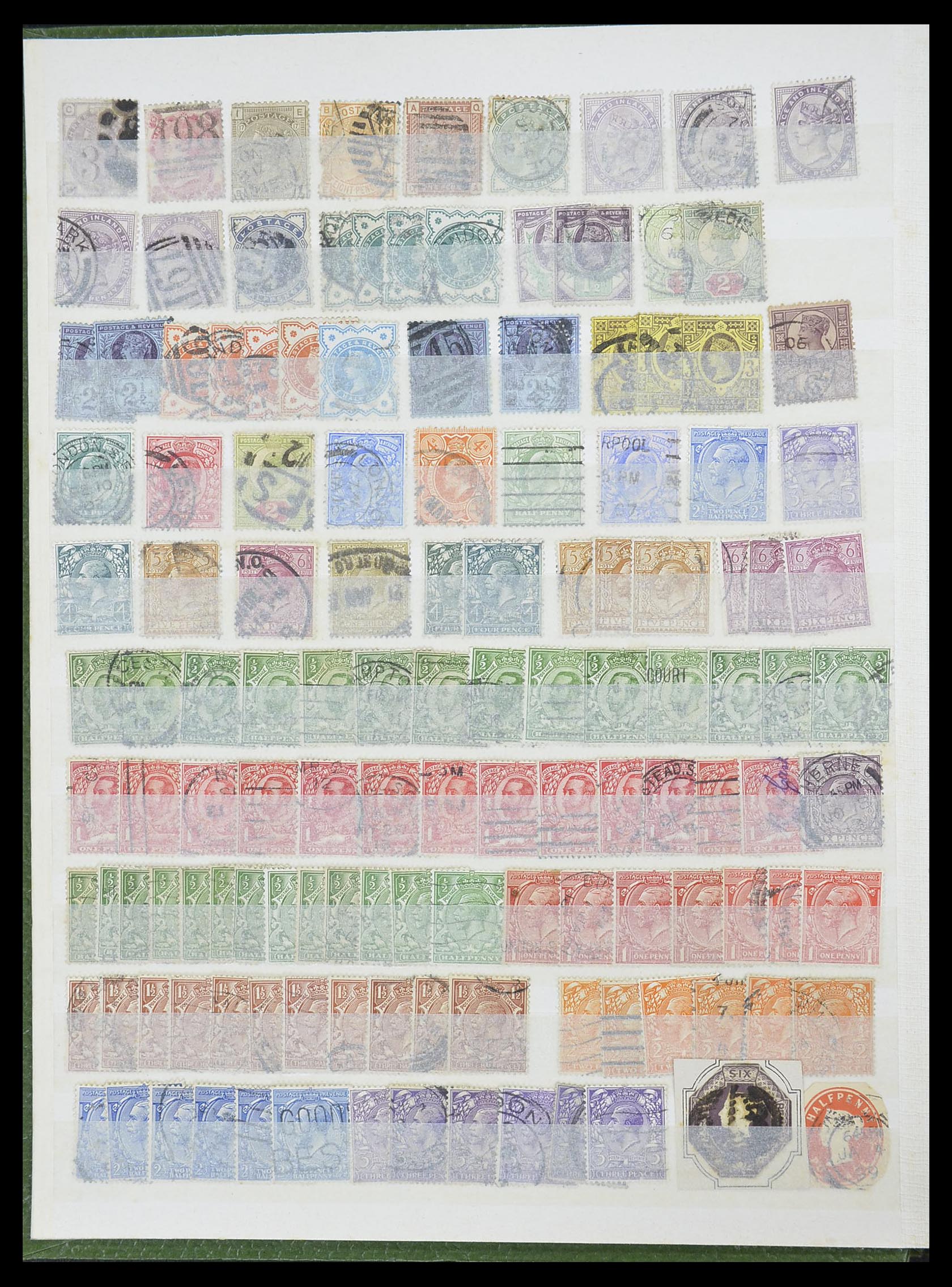 33804 002 - Postzegelverzameling 33804 Engeland 1854-1961.