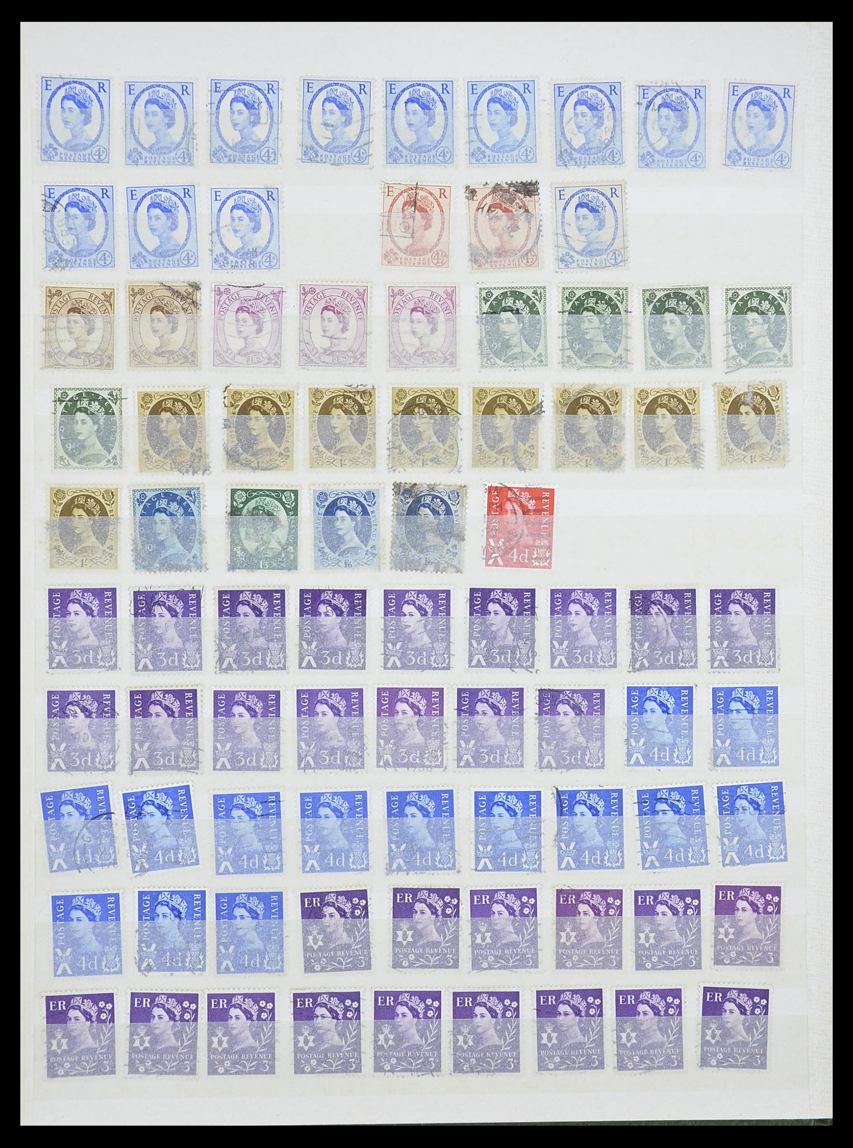 33804 004 - Postzegelverzameling 33804 Engeland 1854-1961.