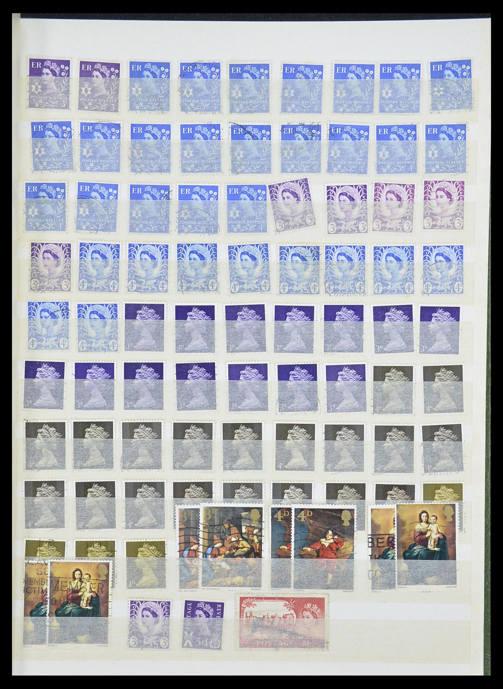 33804 005 - Postzegelverzameling 33804 Engeland 1854-1961.
