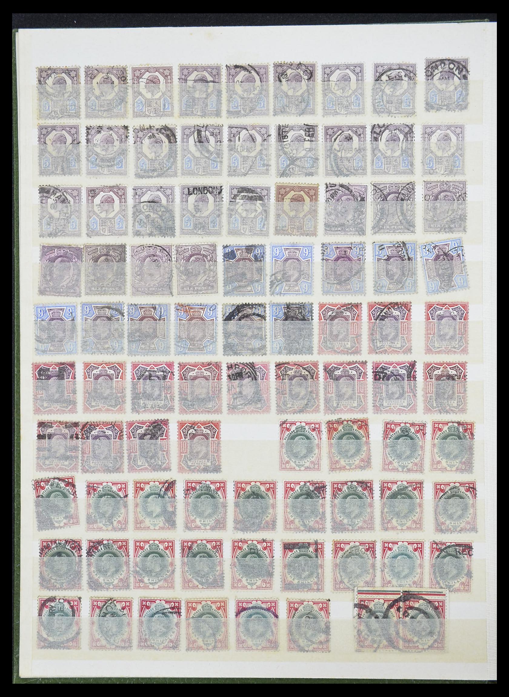 33804 008 - Postzegelverzameling 33804 Engeland 1854-1961.