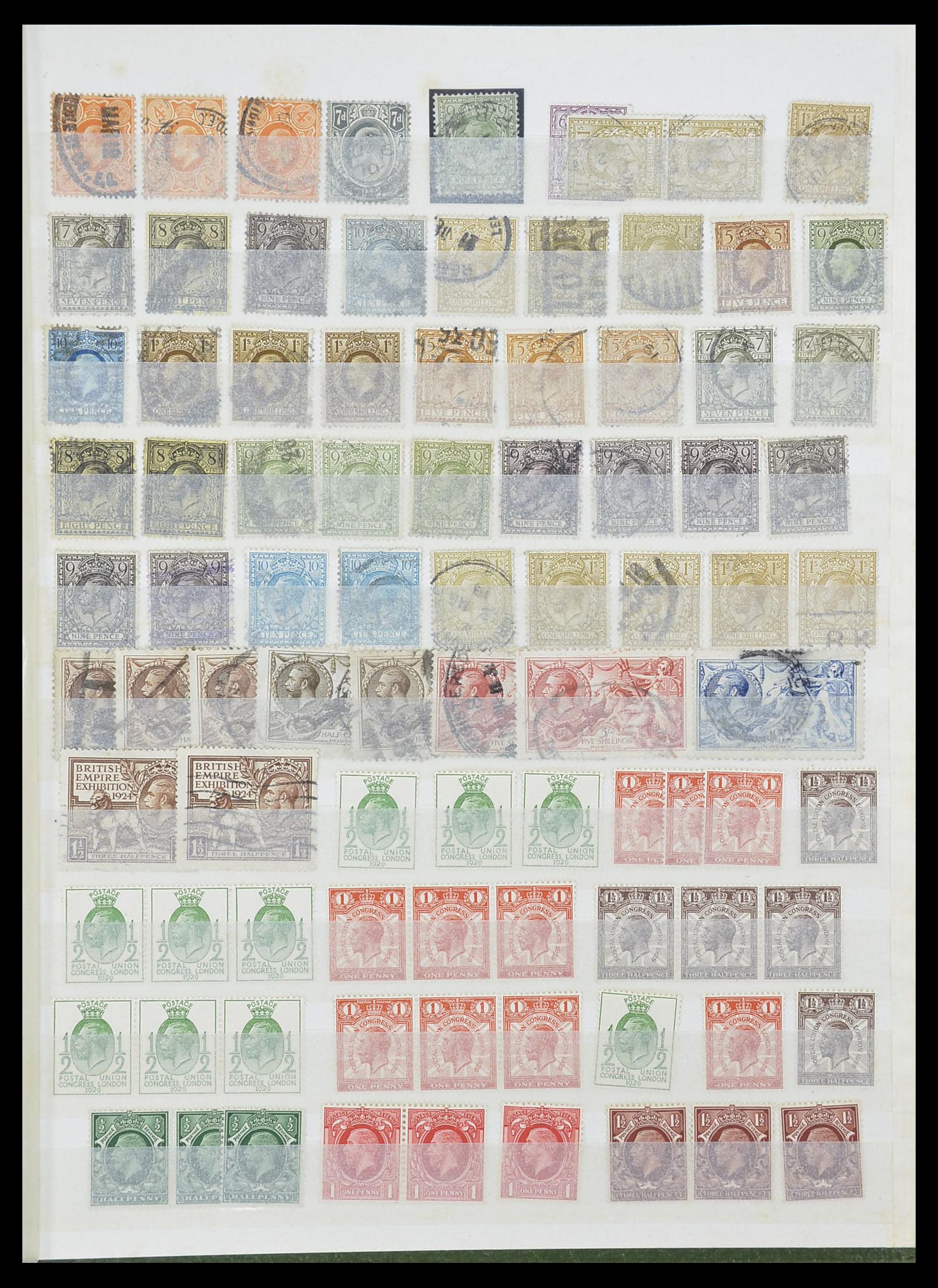 33804 009 - Postzegelverzameling 33804 Engeland 1854-1961.