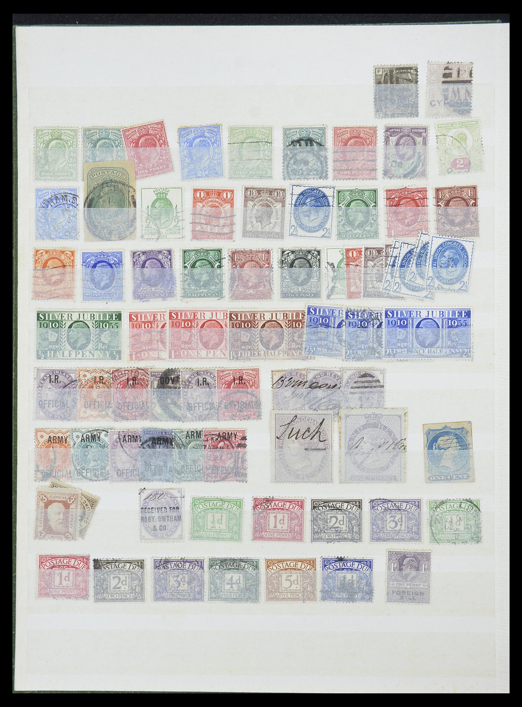 33804 011 - Postzegelverzameling 33804 Engeland 1854-1961.