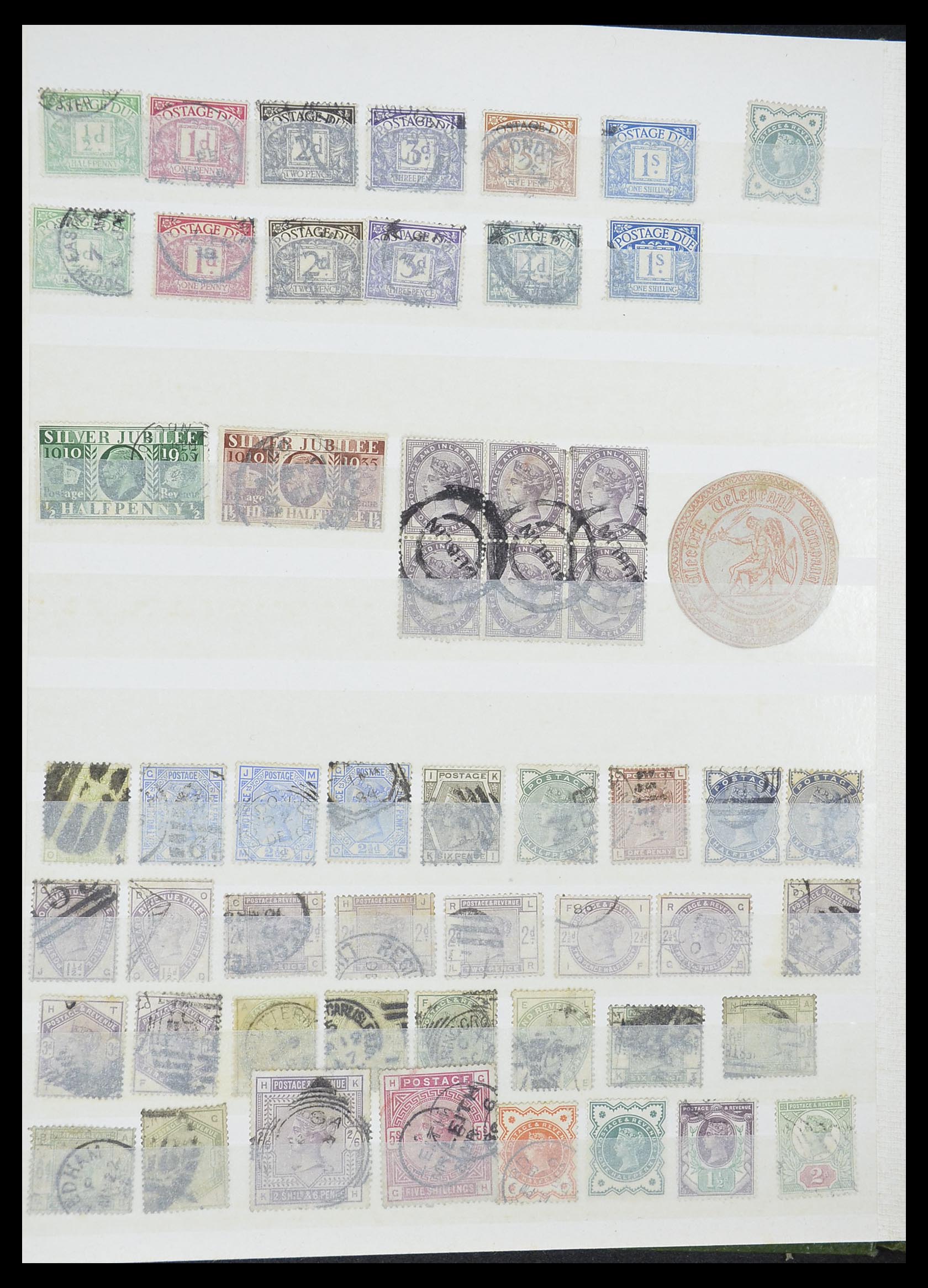 33804 012 - Postzegelverzameling 33804 Engeland 1854-1961.