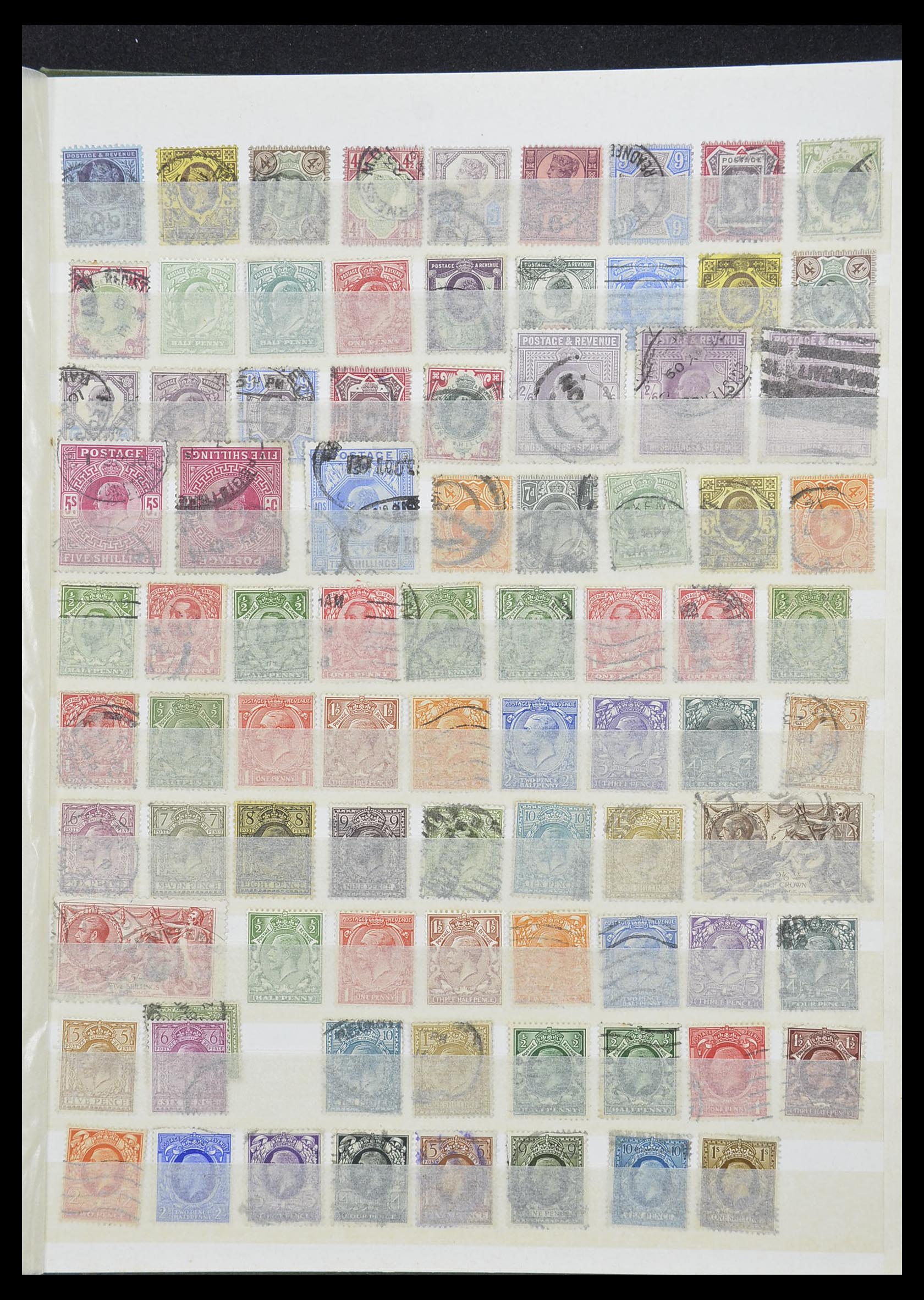 33804 013 - Postzegelverzameling 33804 Engeland 1854-1961.