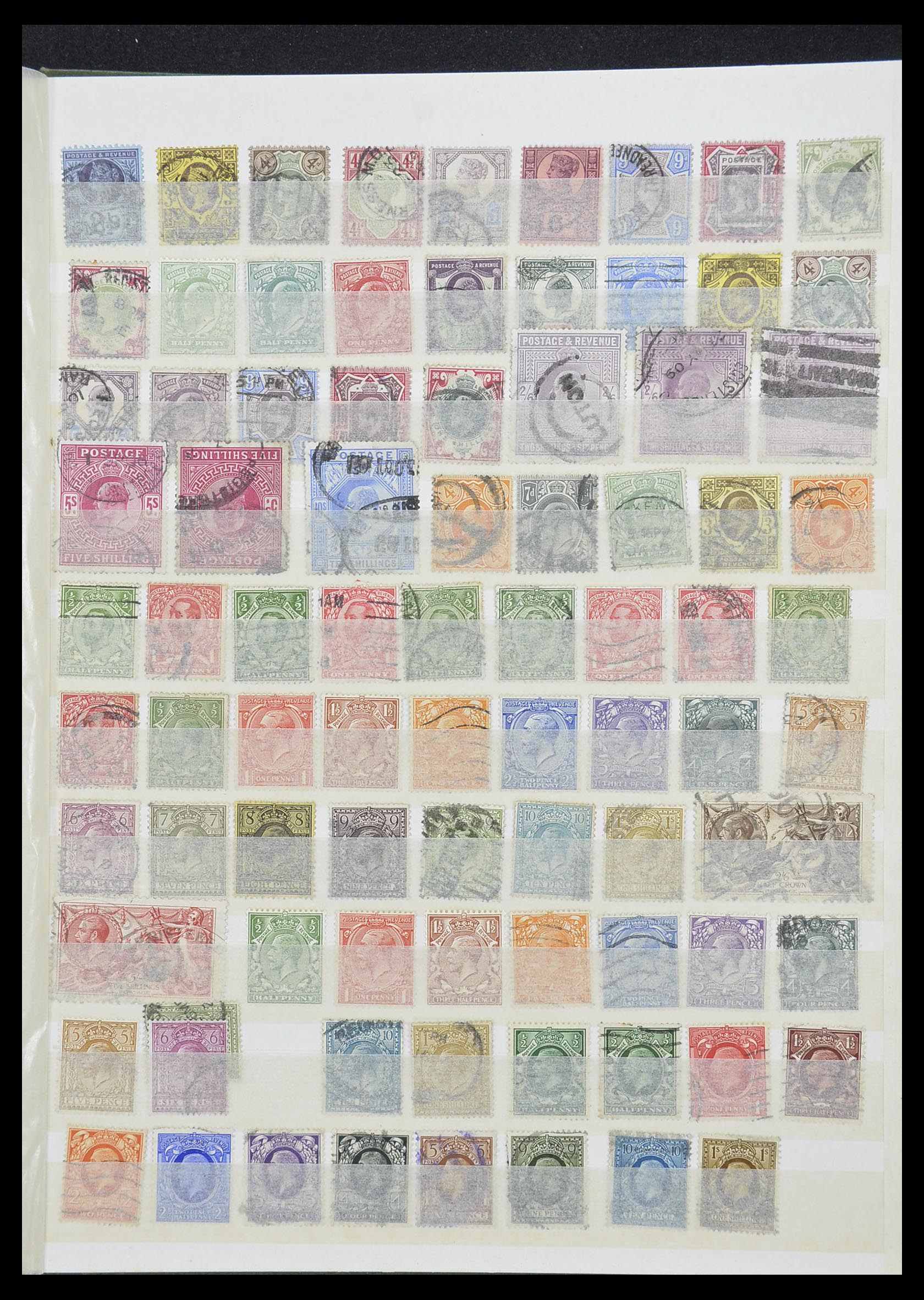 33804 013 - Postzegelverzameling 33804 Engeland 1854-1961.