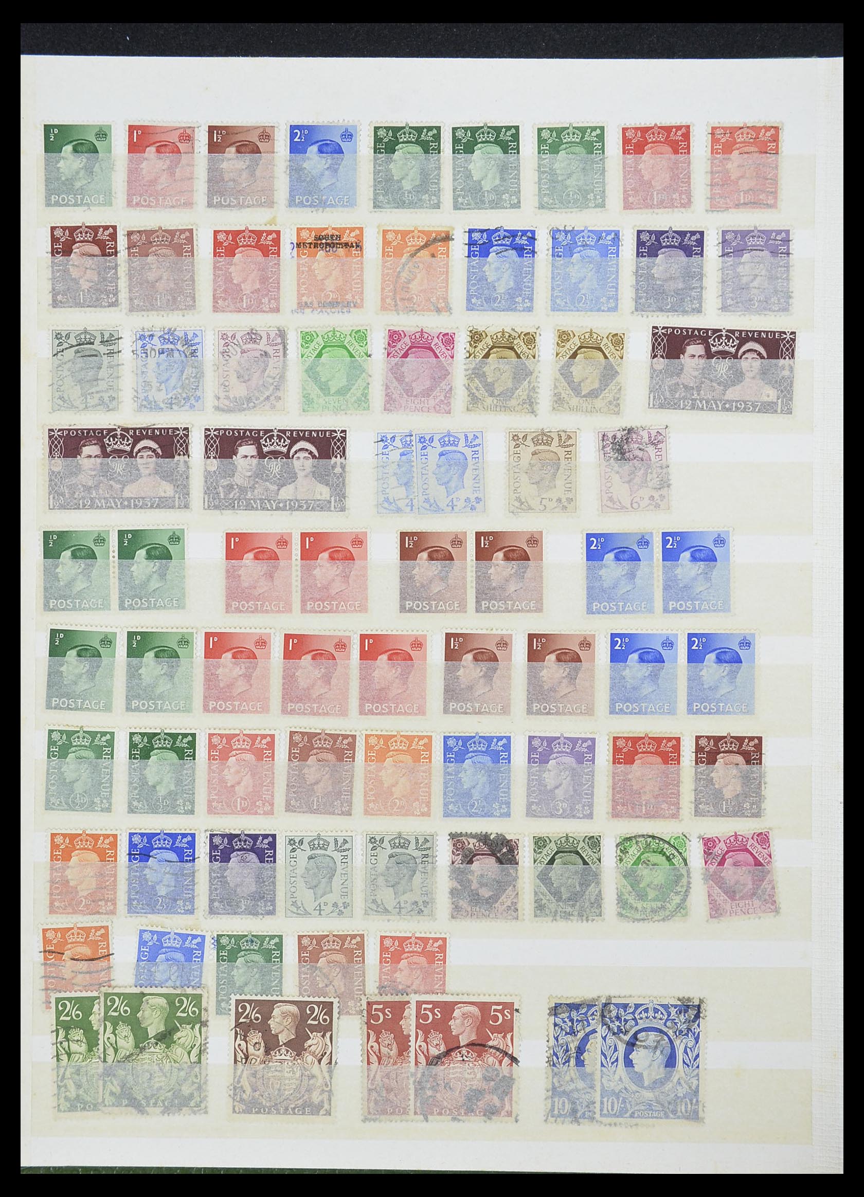 33804 014 - Postzegelverzameling 33804 Engeland 1854-1961.