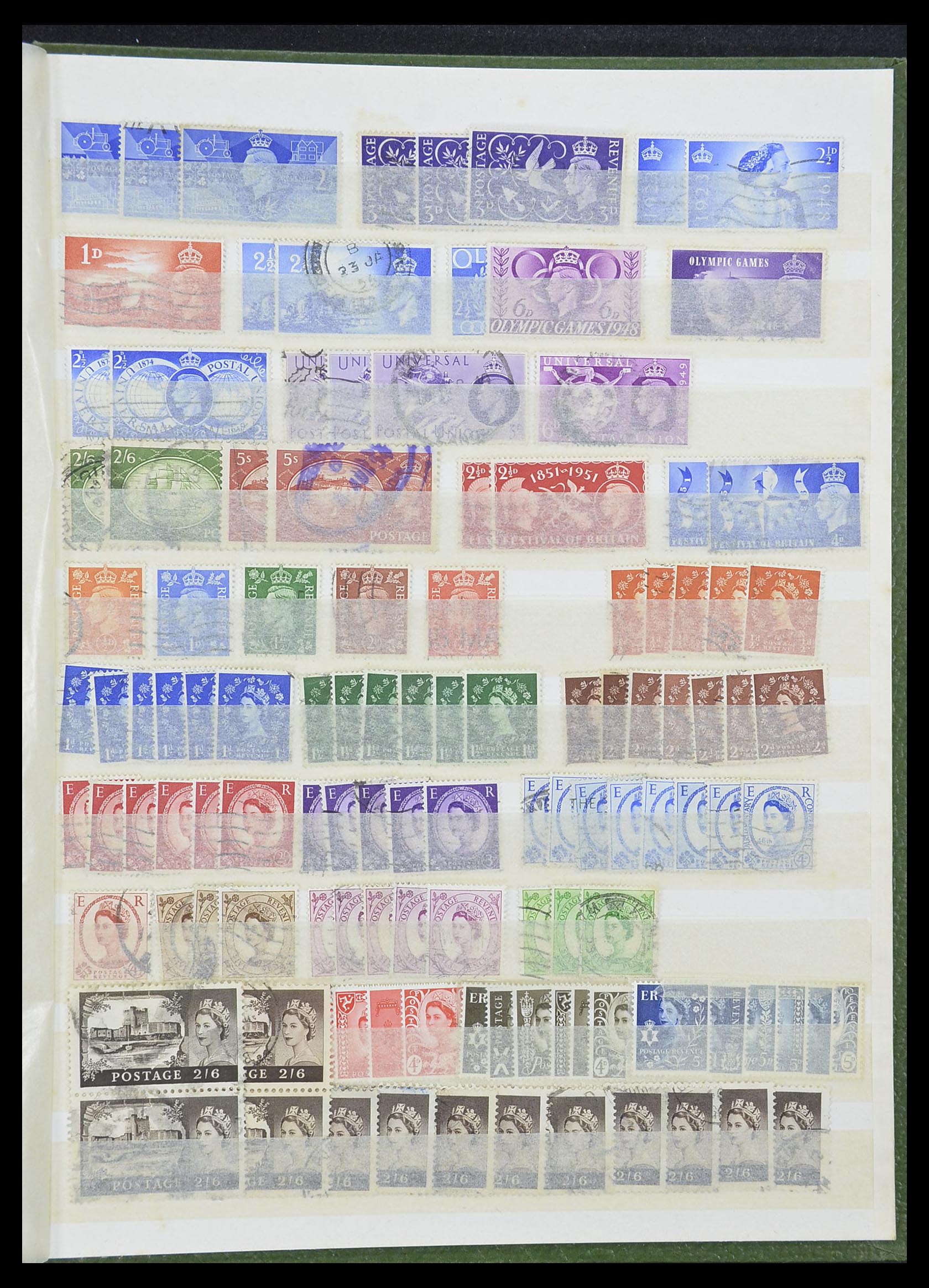 33804 015 - Postzegelverzameling 33804 Engeland 1854-1961.