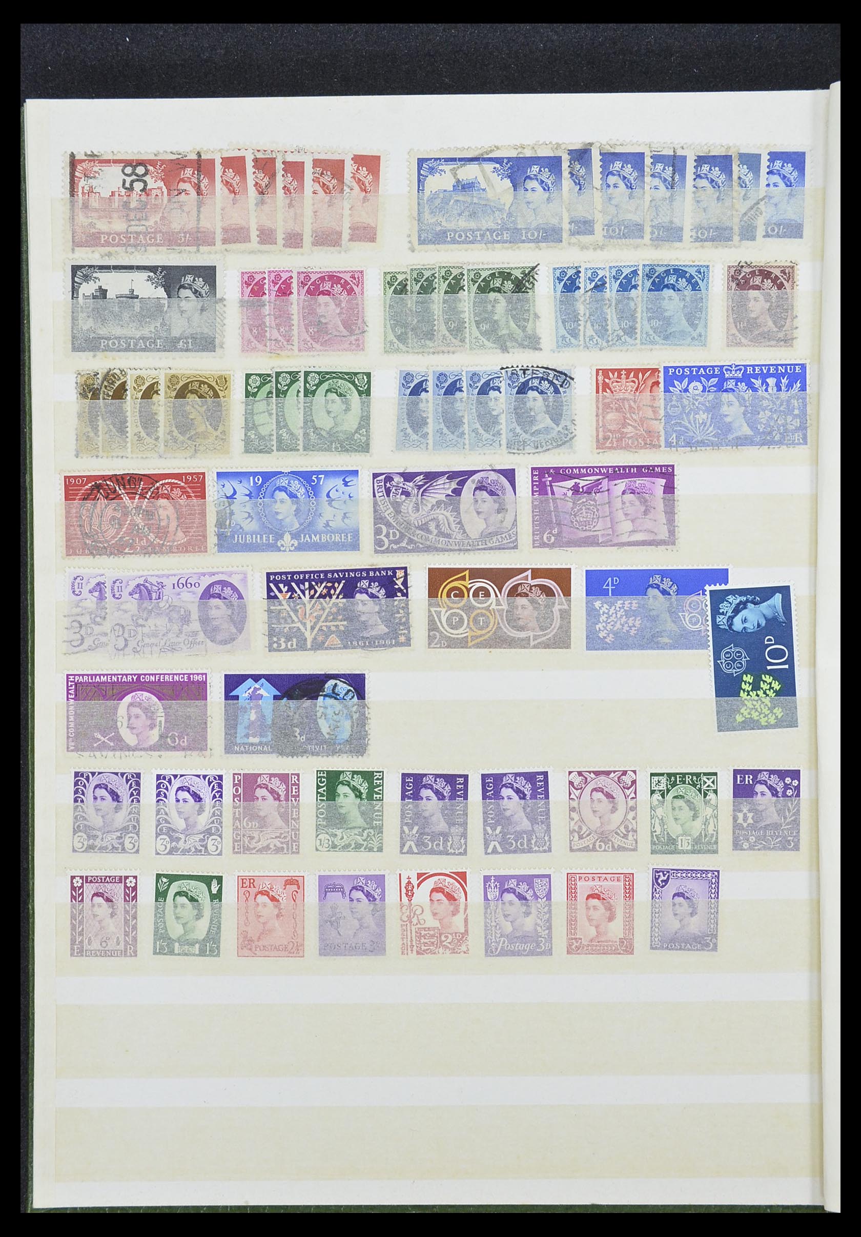 33804 016 - Postzegelverzameling 33804 Engeland 1854-1961.