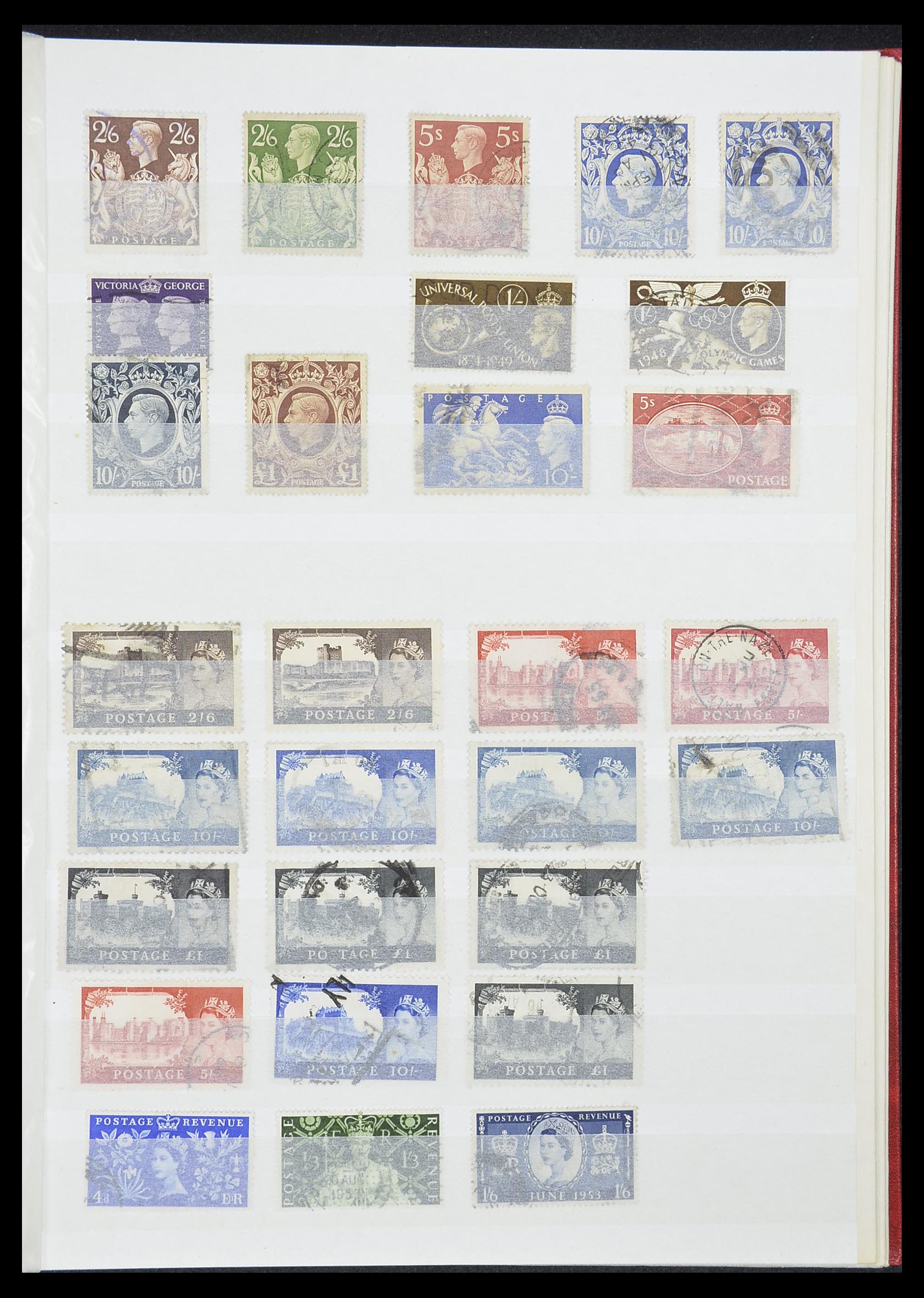 33805 007 - Postzegelverzameling 33805 Engeland 1841-2003.