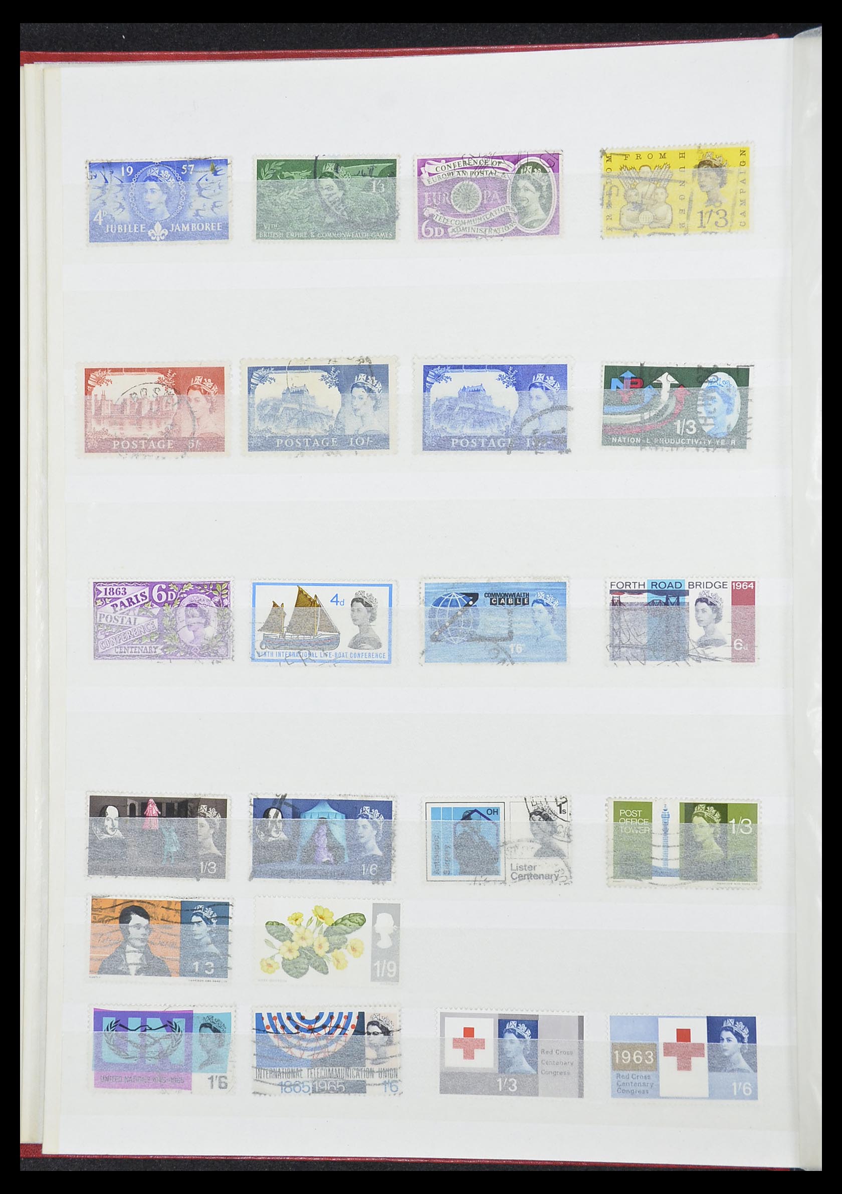 33805 008 - Postzegelverzameling 33805 Engeland 1841-2003.