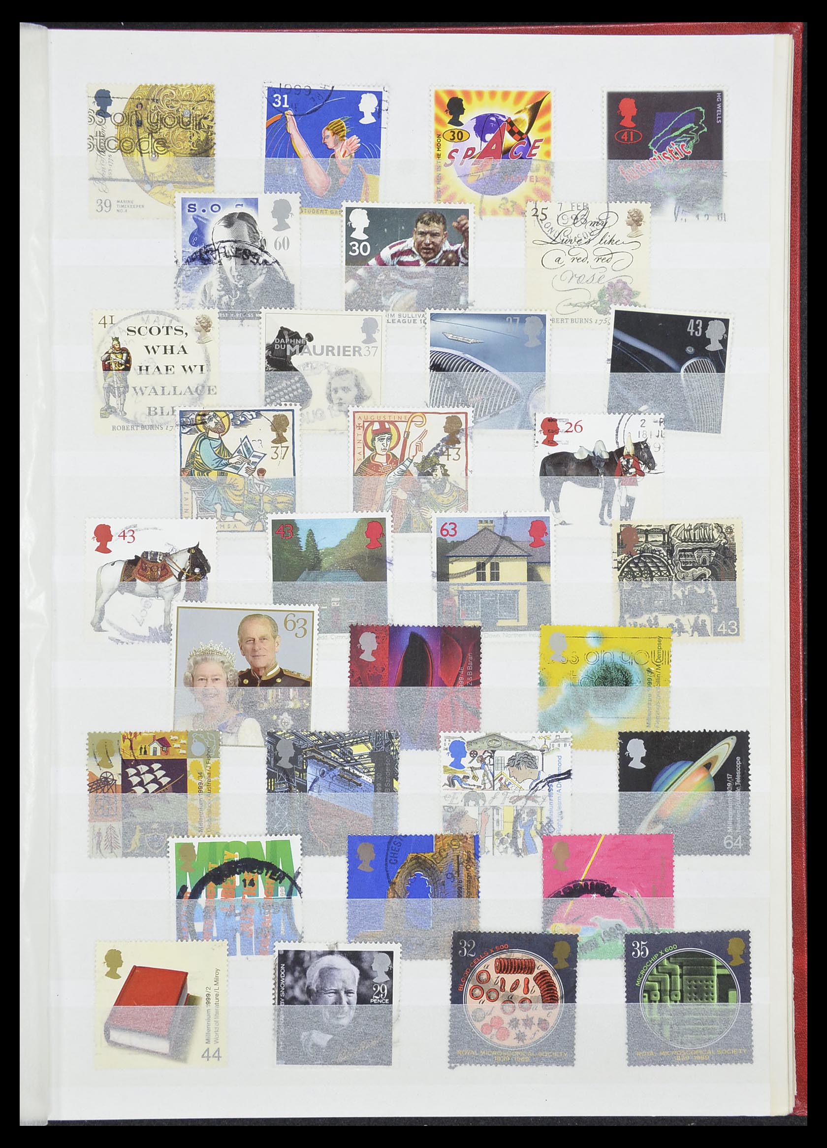 33805 014 - Postzegelverzameling 33805 Engeland 1841-2003.