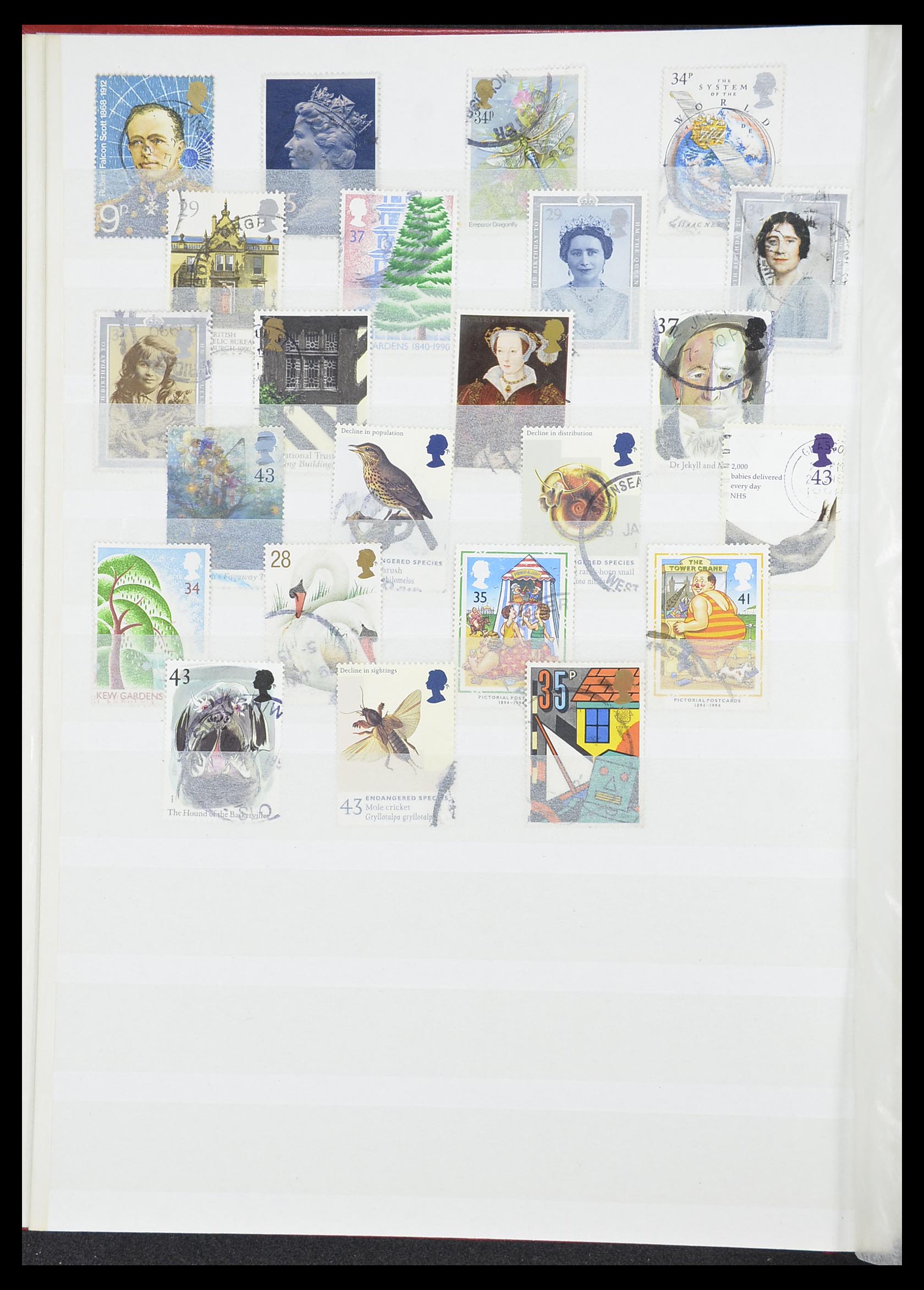 33805 015 - Postzegelverzameling 33805 Engeland 1841-2003.