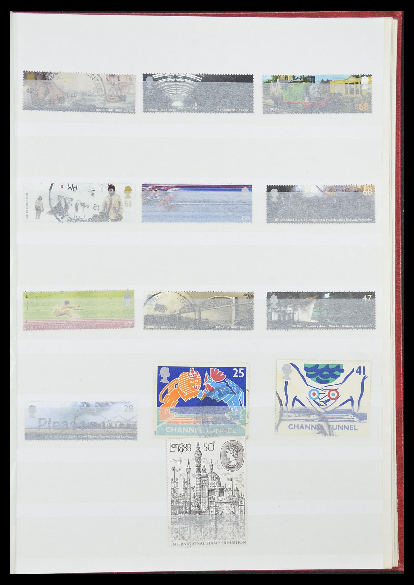 33805 019 - Postzegelverzameling 33805 Engeland 1841-2003.