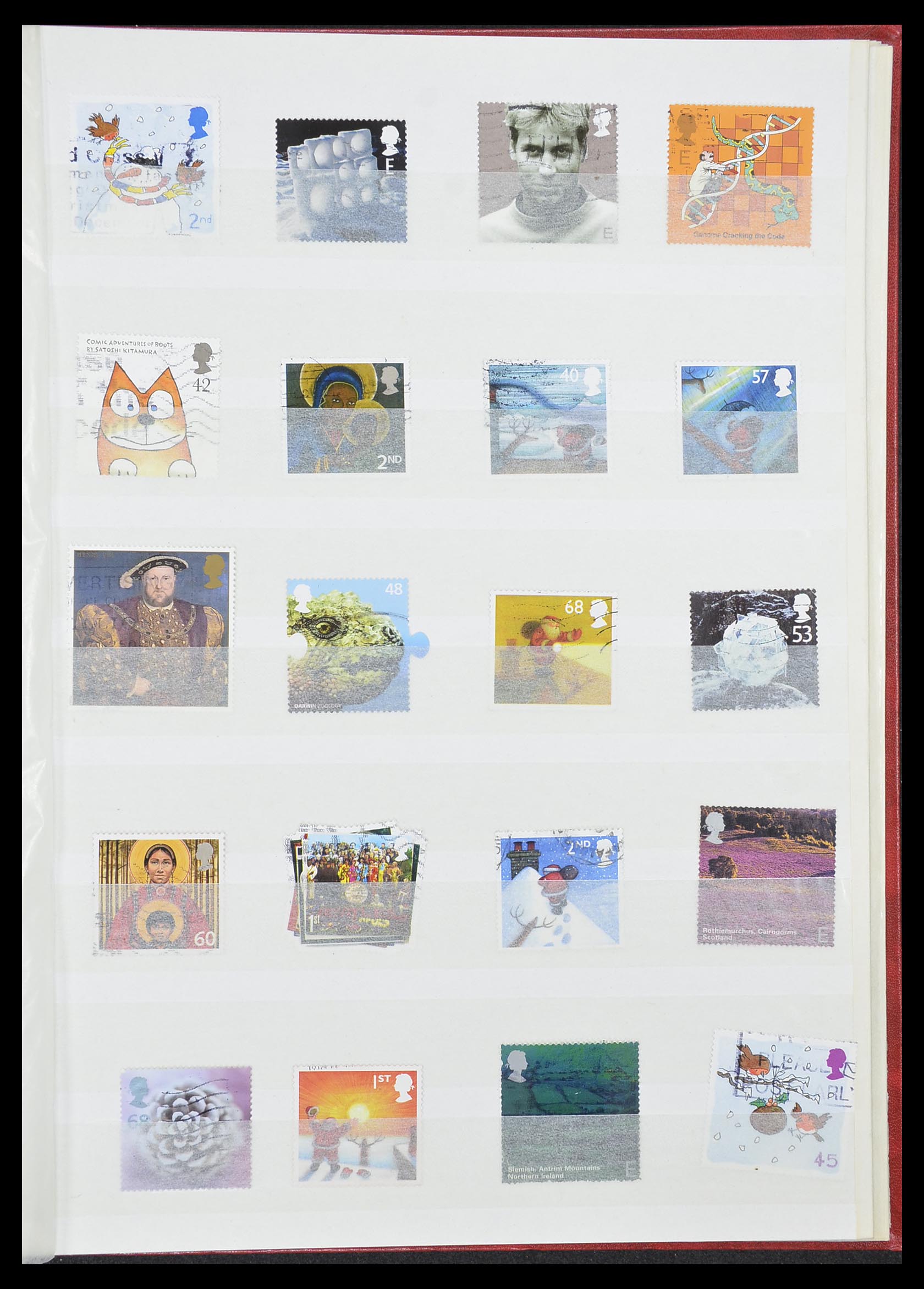 33805 021 - Postzegelverzameling 33805 Engeland 1841-2003.