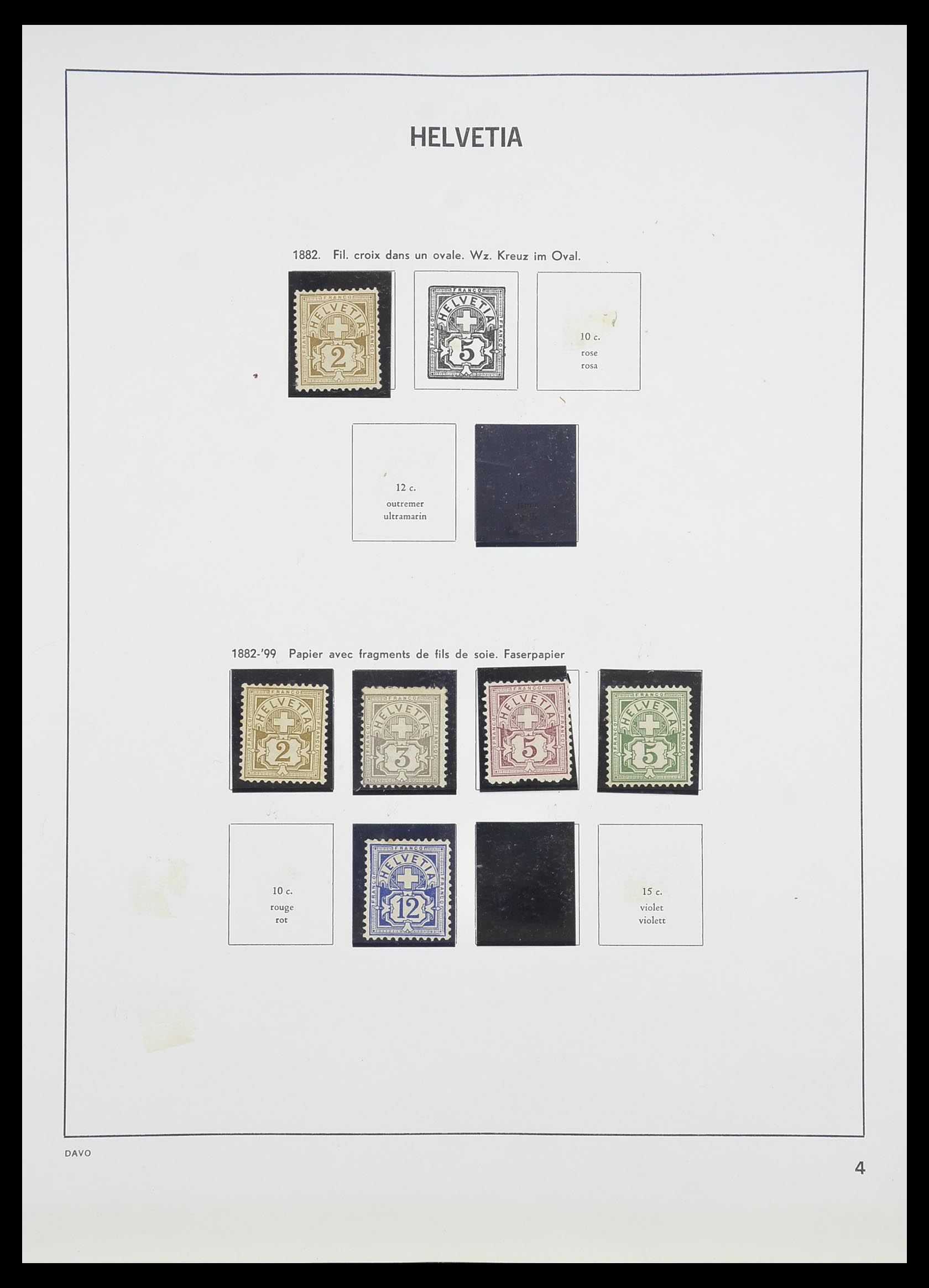 33806 003 - Postzegelverzameling 33806 Zwitserland 1867-1984.